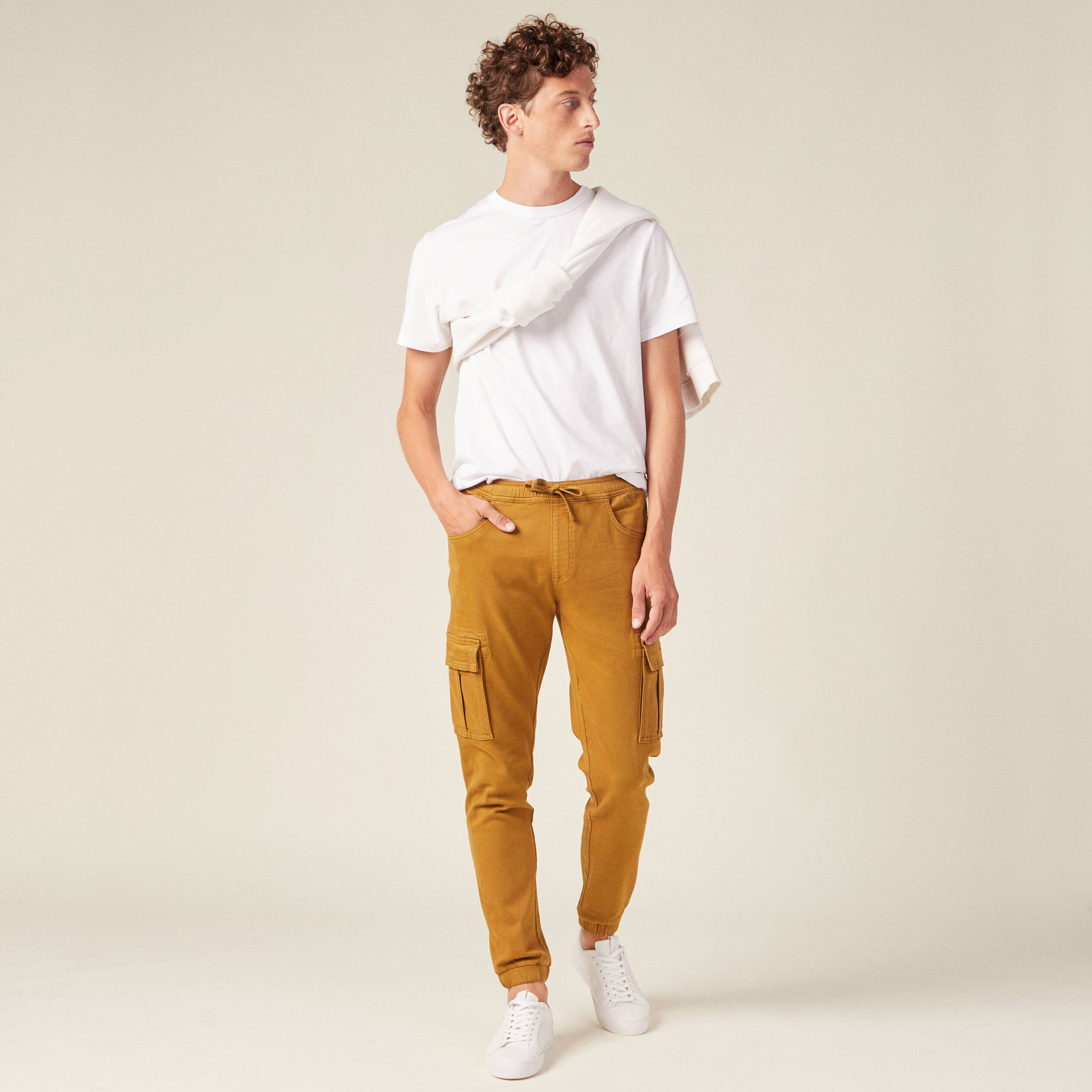 pantalon battle slim vert olive homme Pantalon battle slim vert olive homme