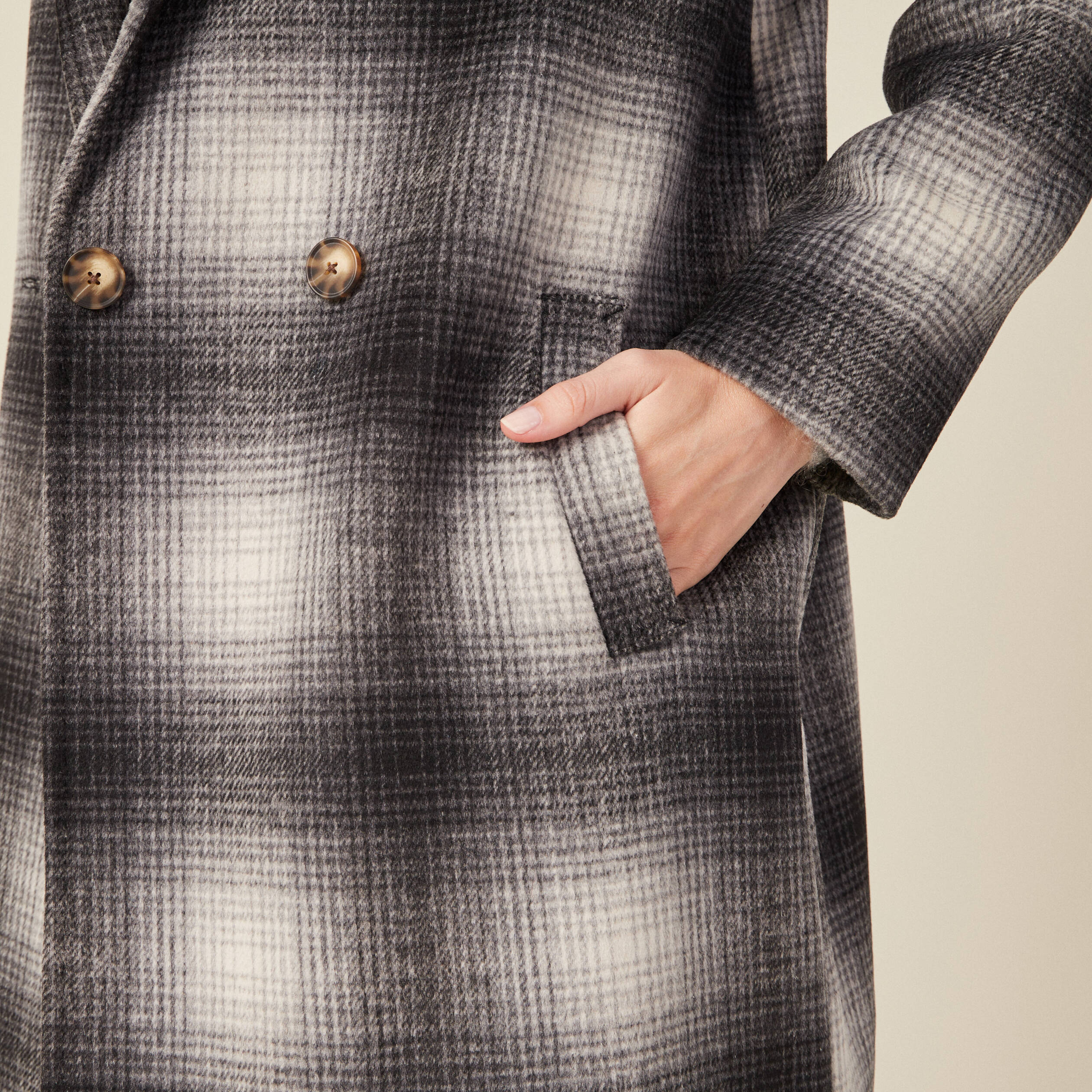 manteau droit long noir femme Manteau droit long noir femme