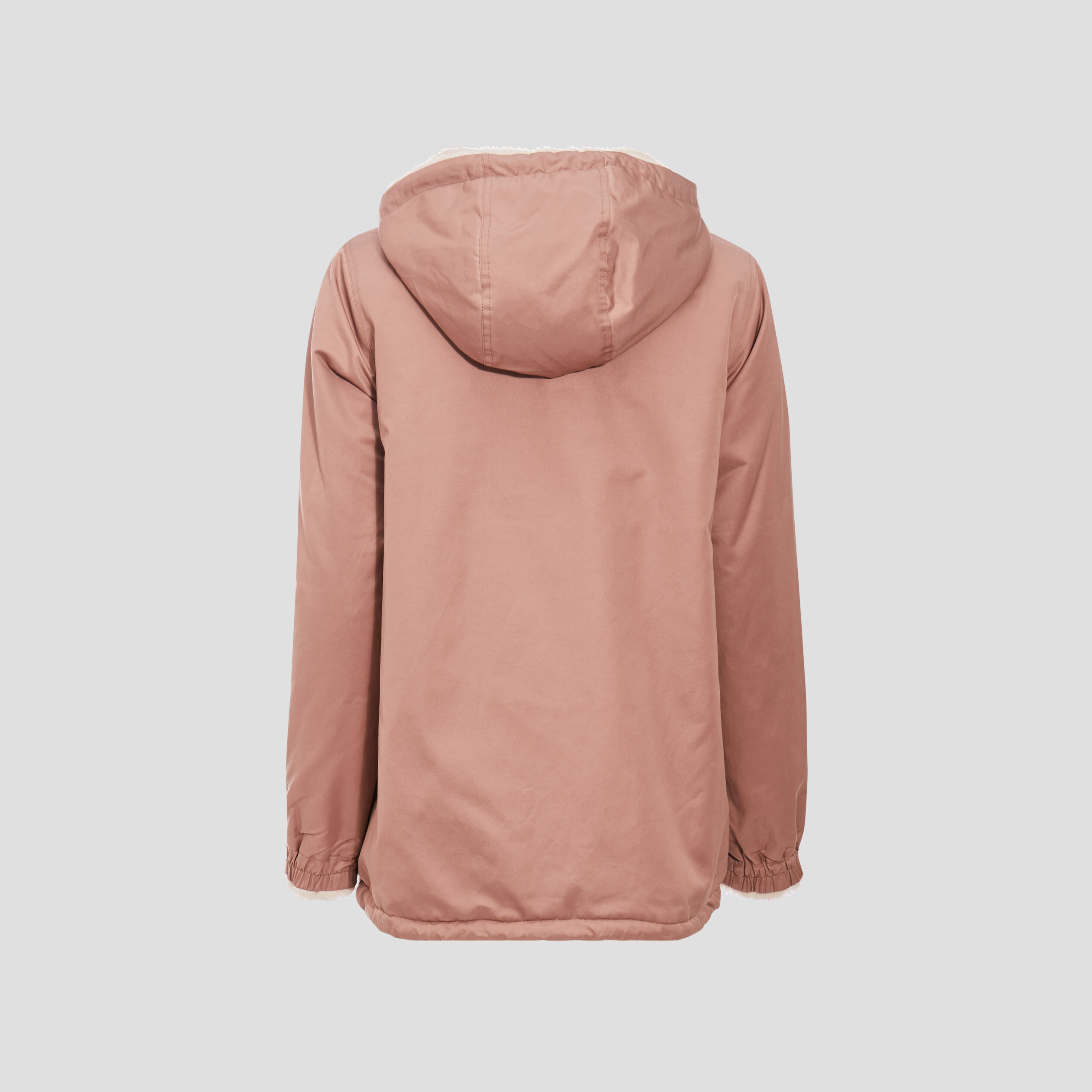 parka reversible marron clair femme Parka réversible marron clair femme
