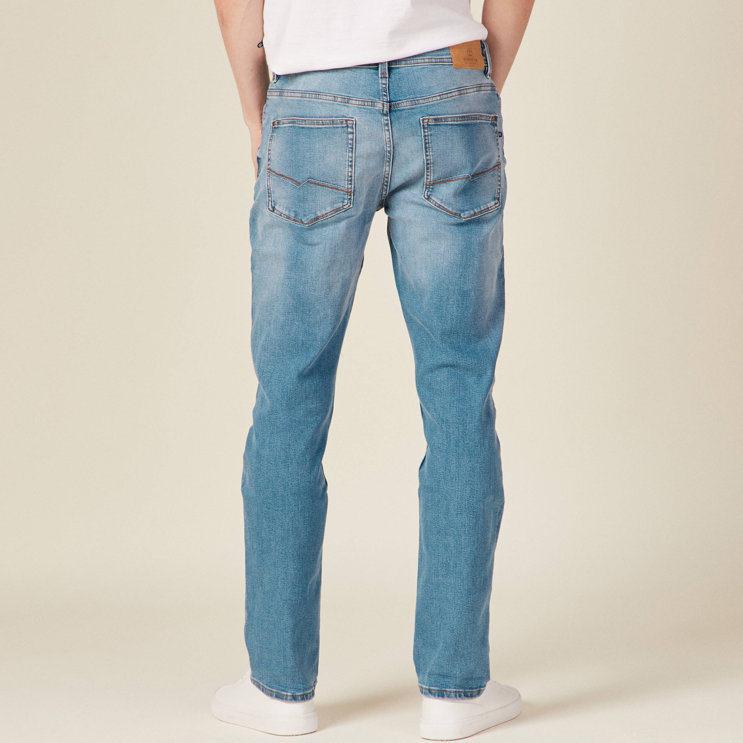 Jeans straight denim used homme