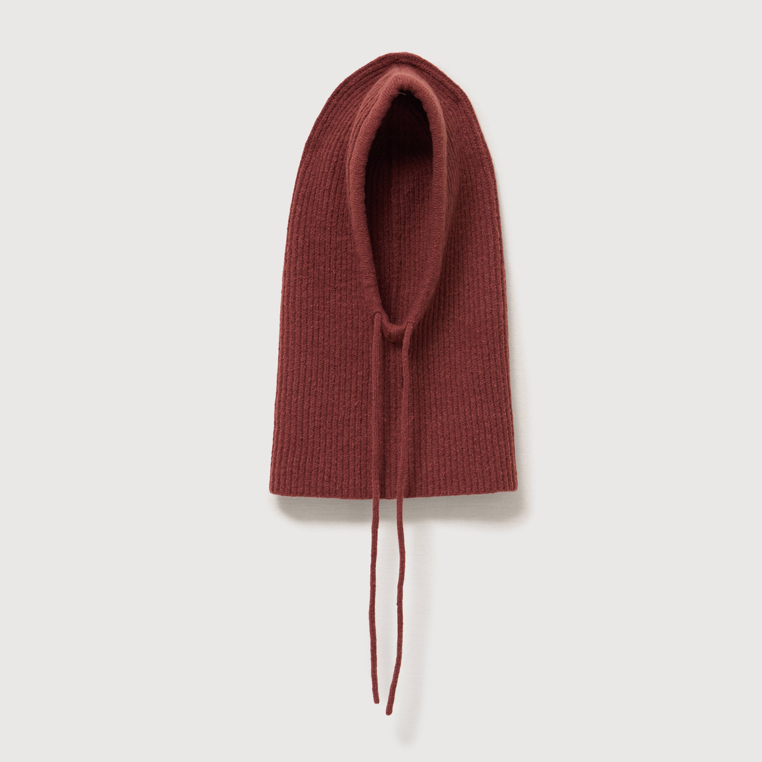 Cagoule marron cognac femme