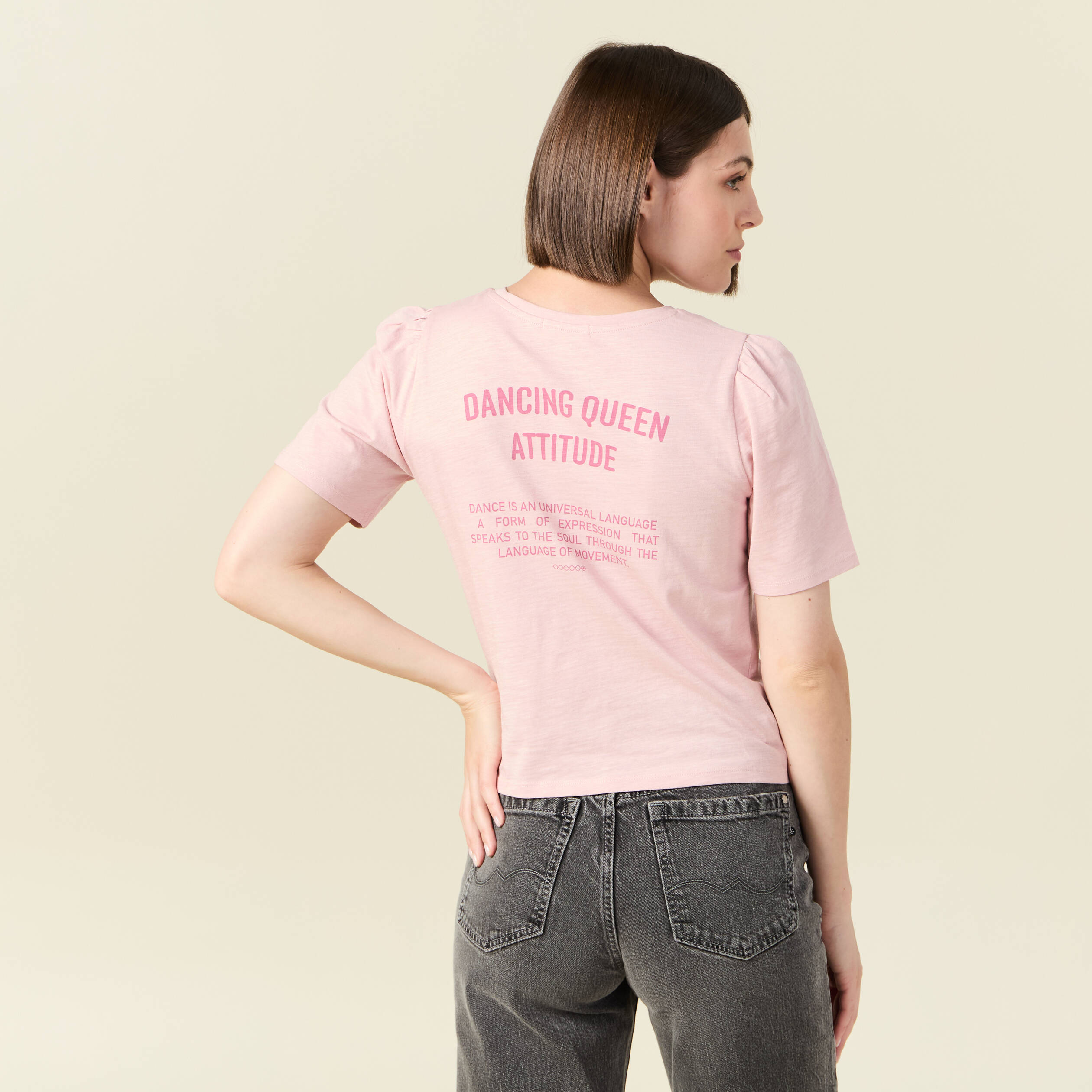t shirt eco responsable rose pastel femme T-shirt éco-responsable rose pastel femme