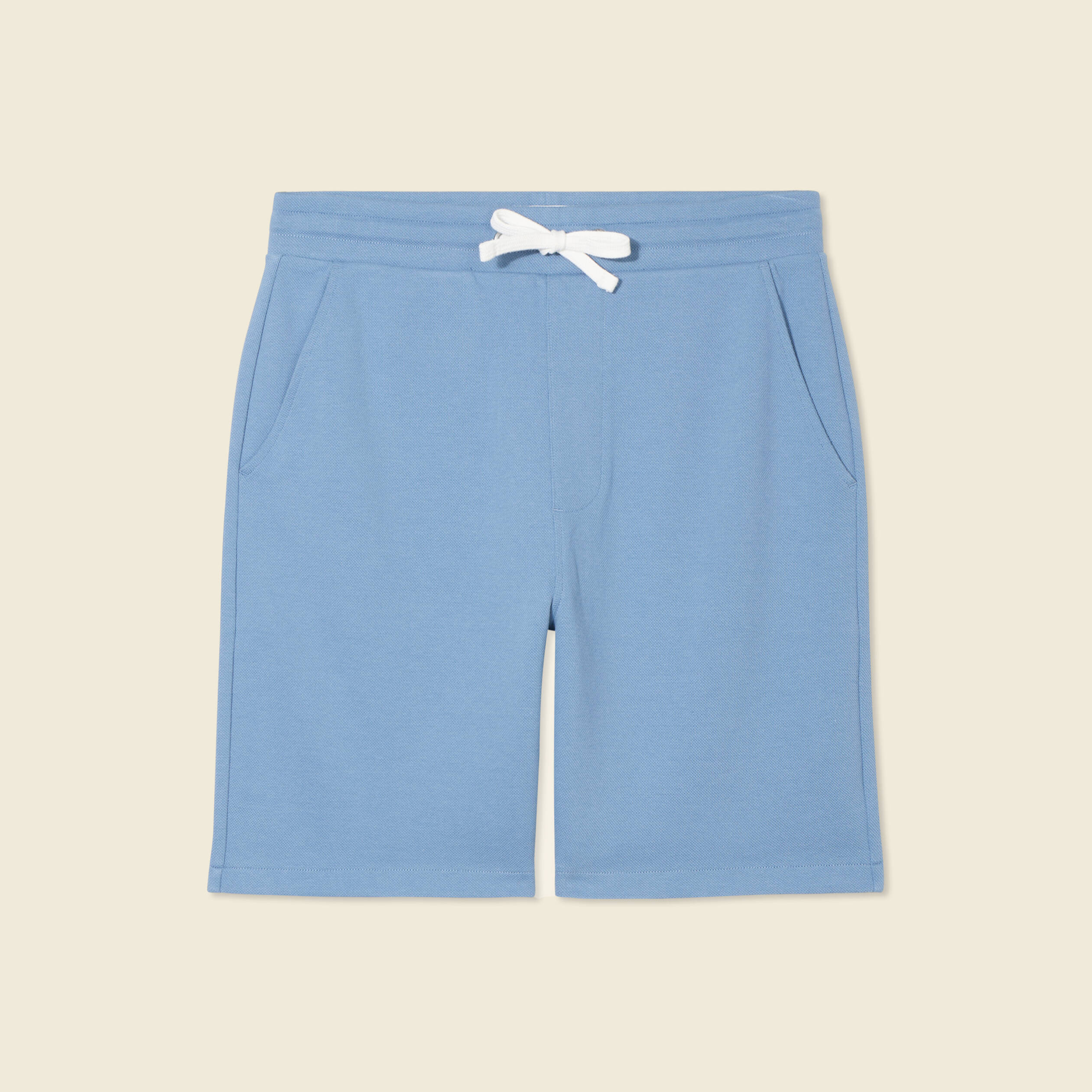 short eco responsable bleu gris homme Short éco-responsable bleu gris homme