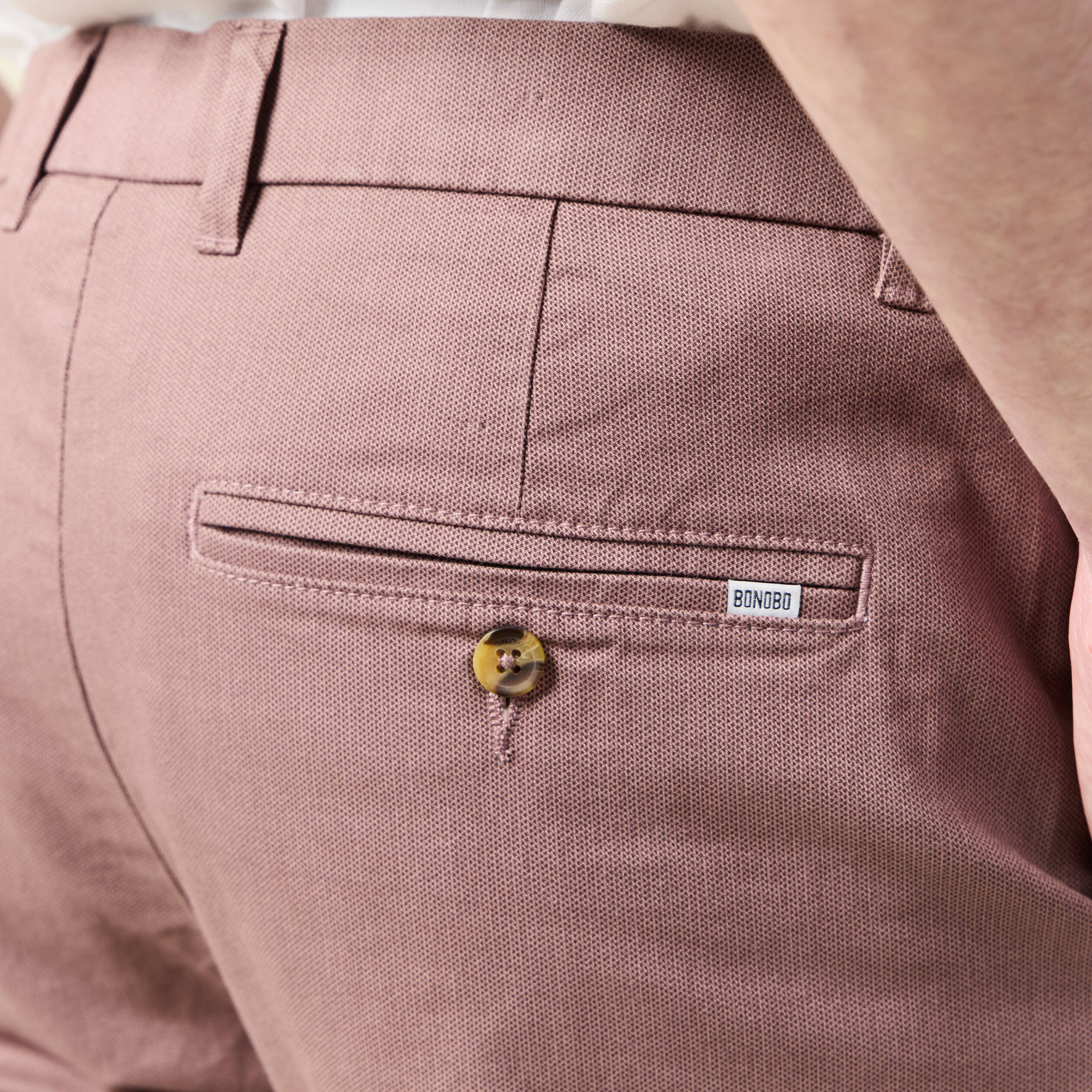 pantalon chino slim vieux rose homme Pantalon chino slim vieux rose homme