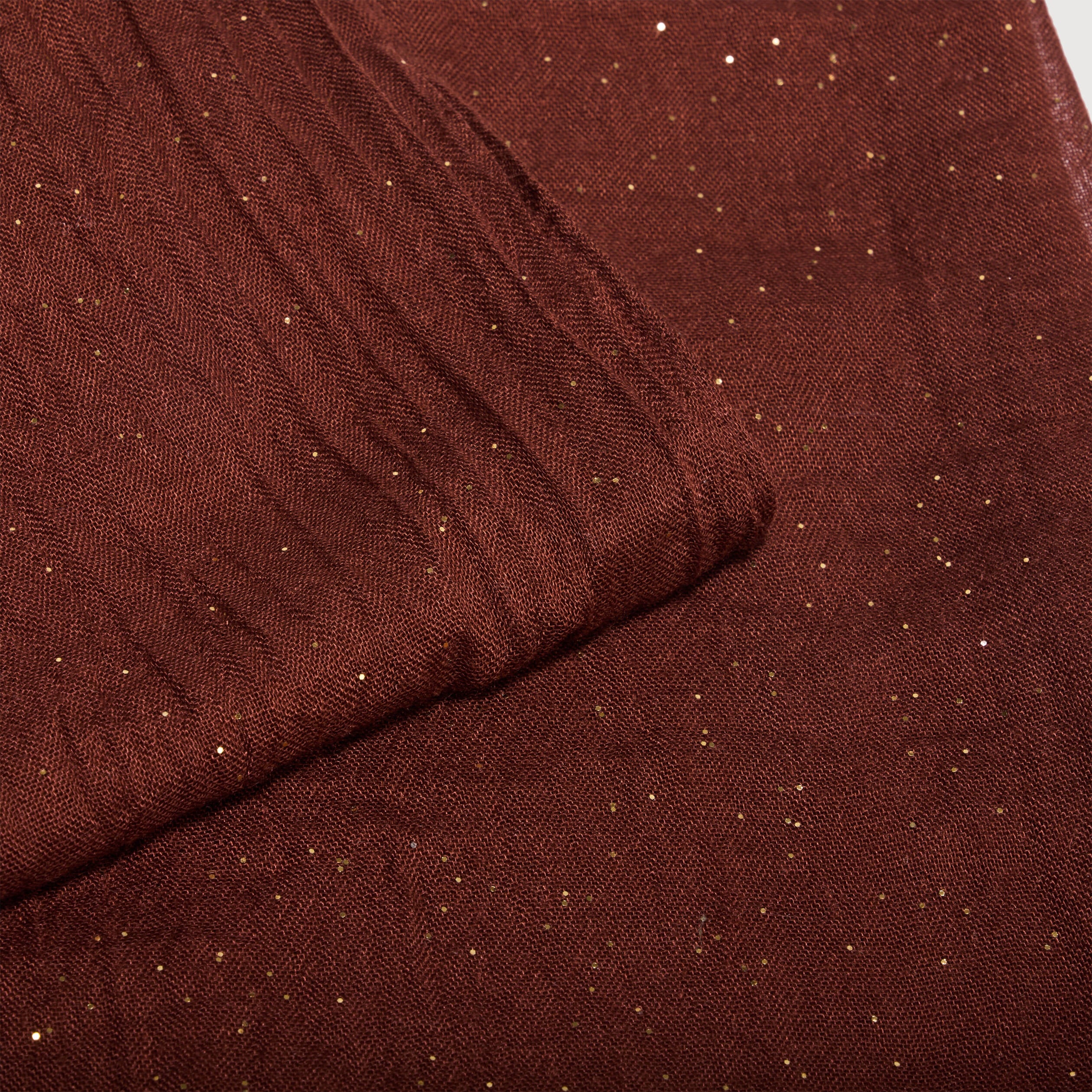 Foulard marron cognac femme
