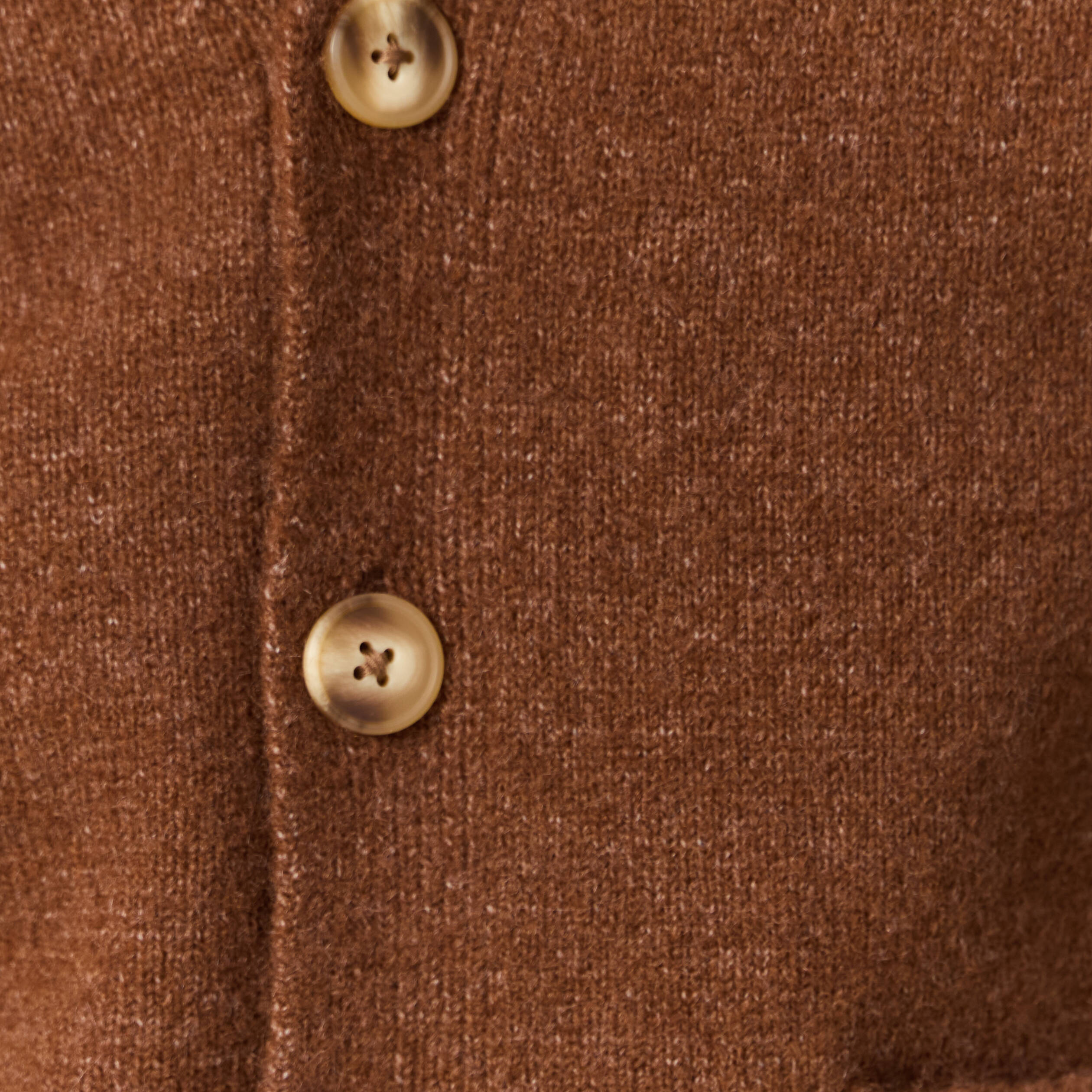 gilet manches longues marron homme Gilet manches longues marron homme
