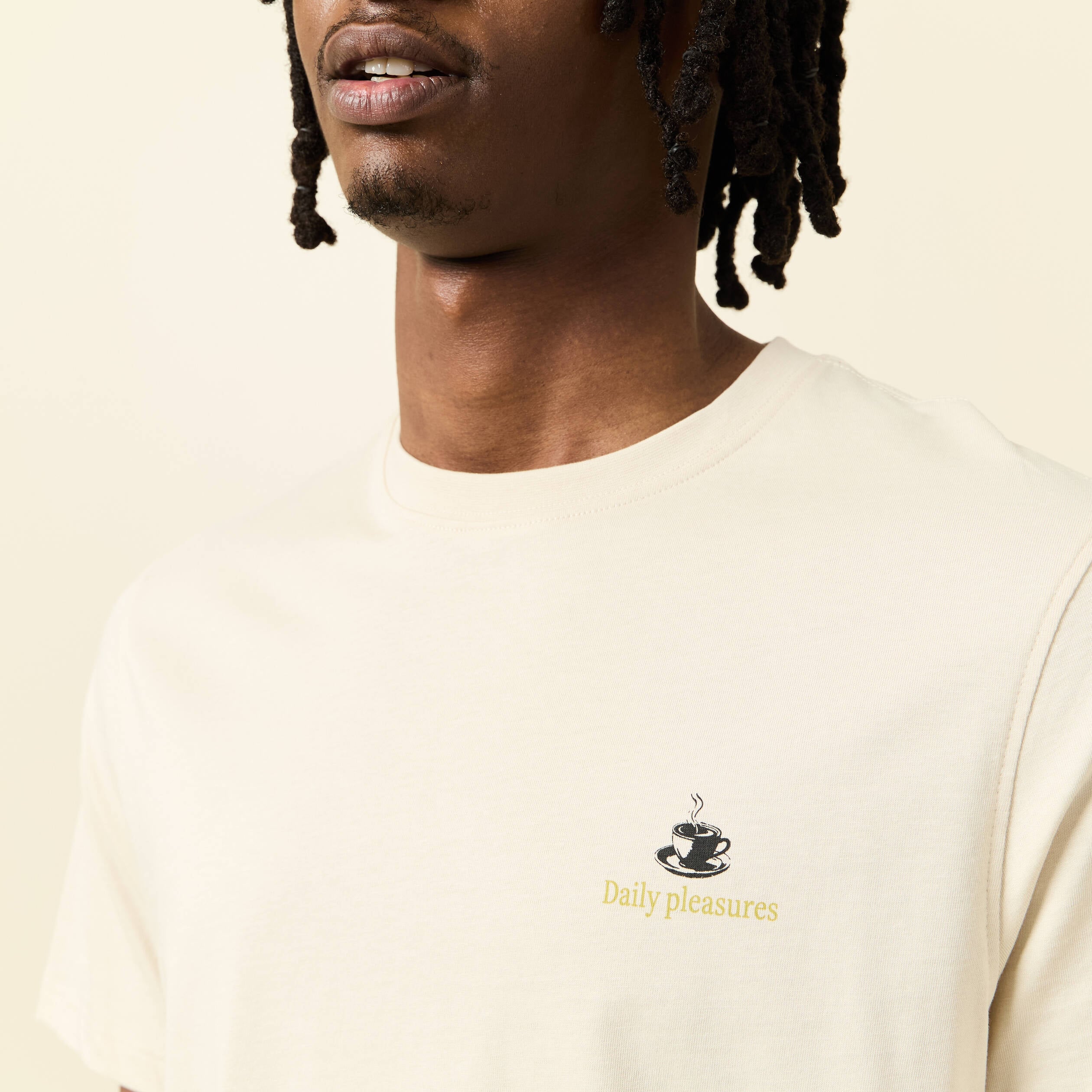 T-shirt manches courtes sable homme