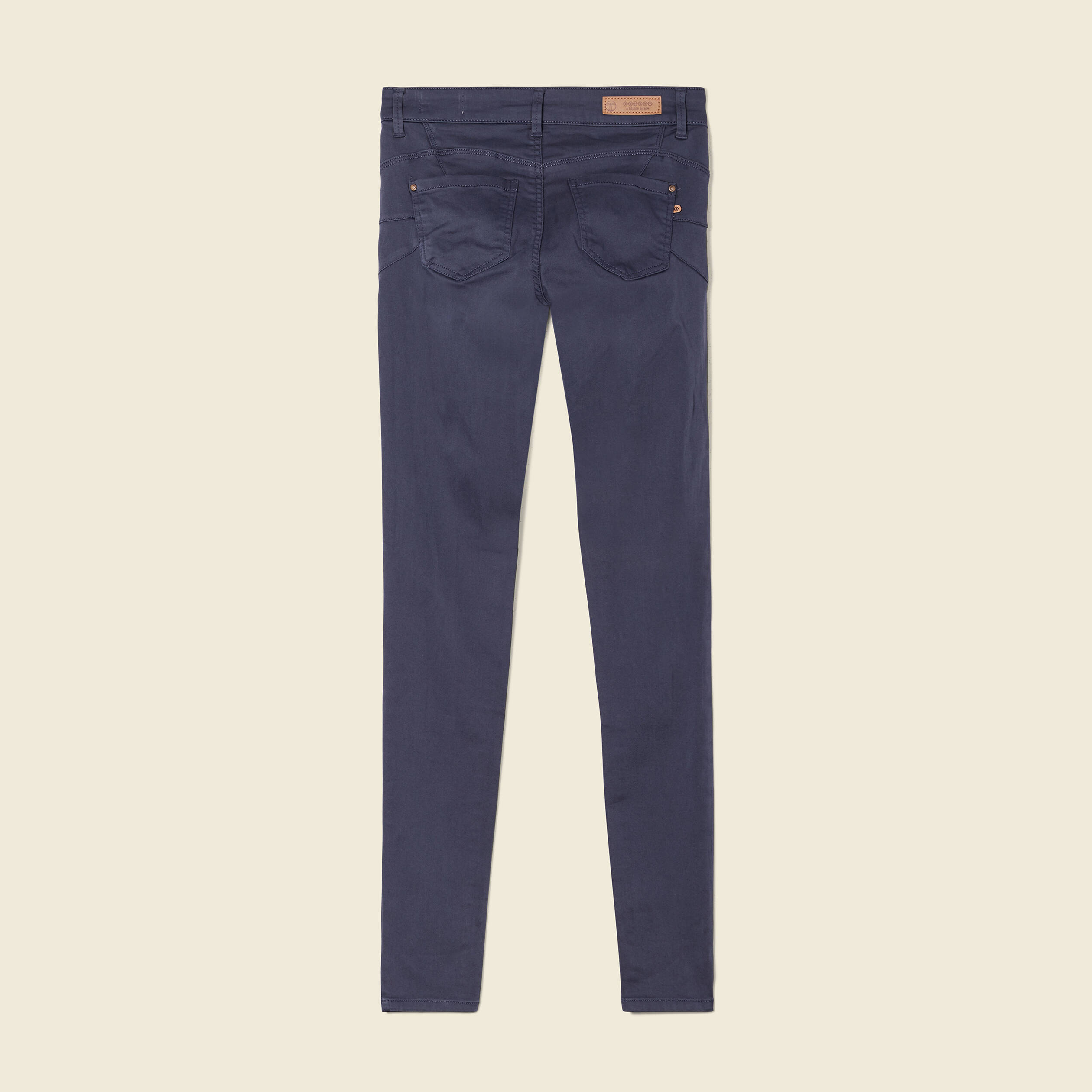 pantalon audrey skinny push up bleu marine femme Pantalon Audrey - skinny push up bleu marine femme