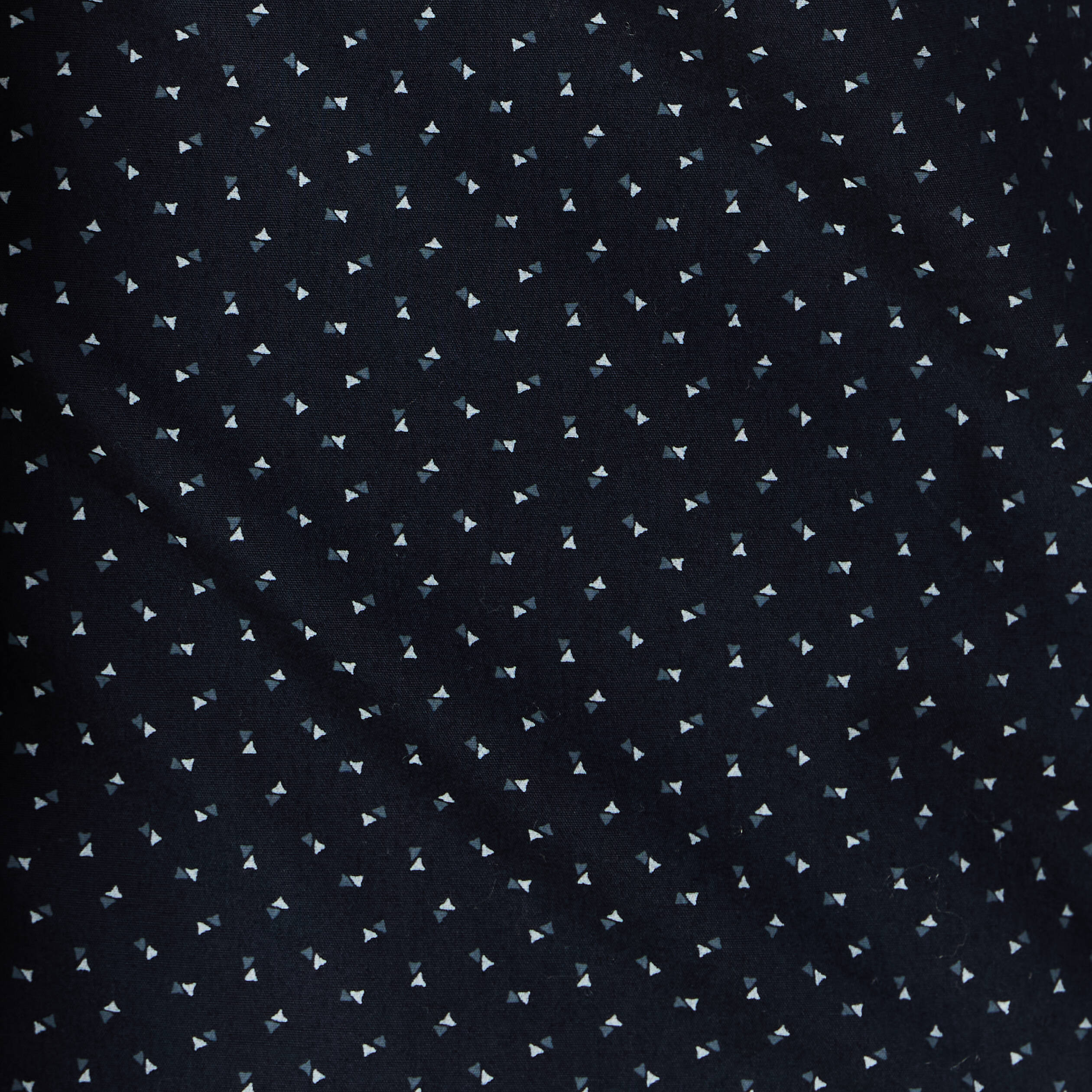 Chemise en coton manches longues bleu marine homme