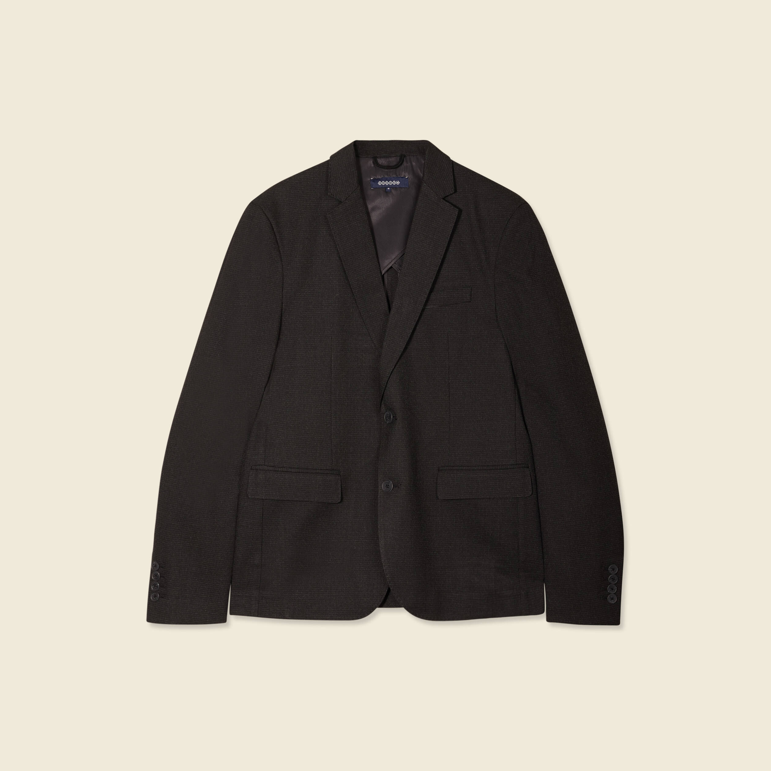 Veste blazer cintr&eacute;e noir homme