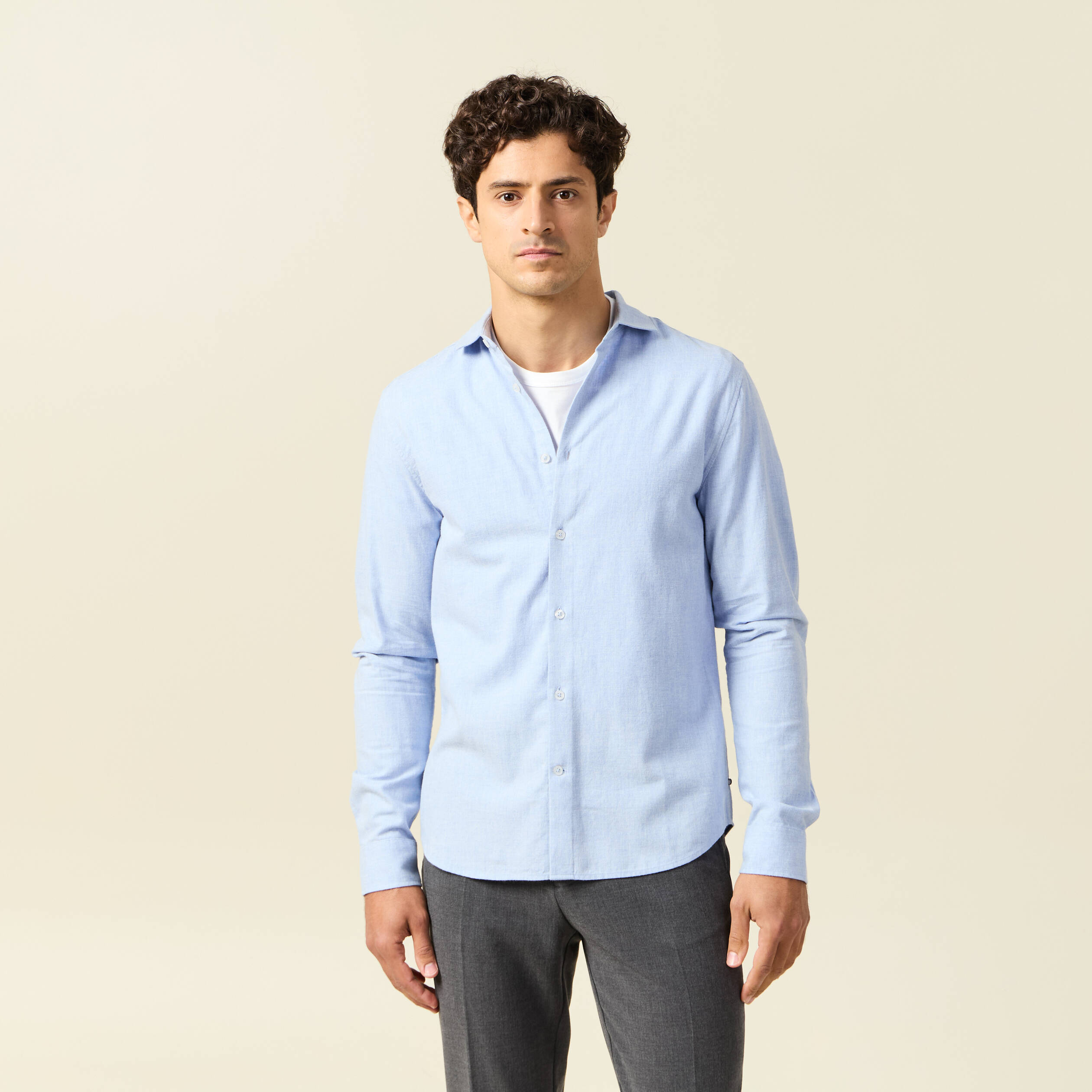 T-shirt Homme Huk Icon Manches Longues – Bleu Eau Glacée – Taille XL – Neuf Avec étiquettes