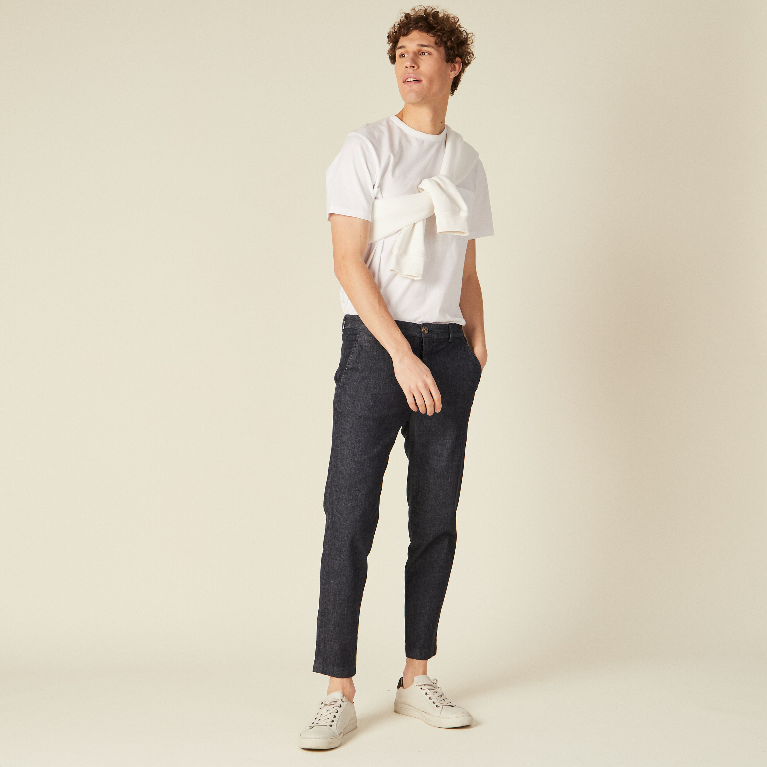 jeans straight chino denim brut clean homme Jeans straight chino denim brut clean homme