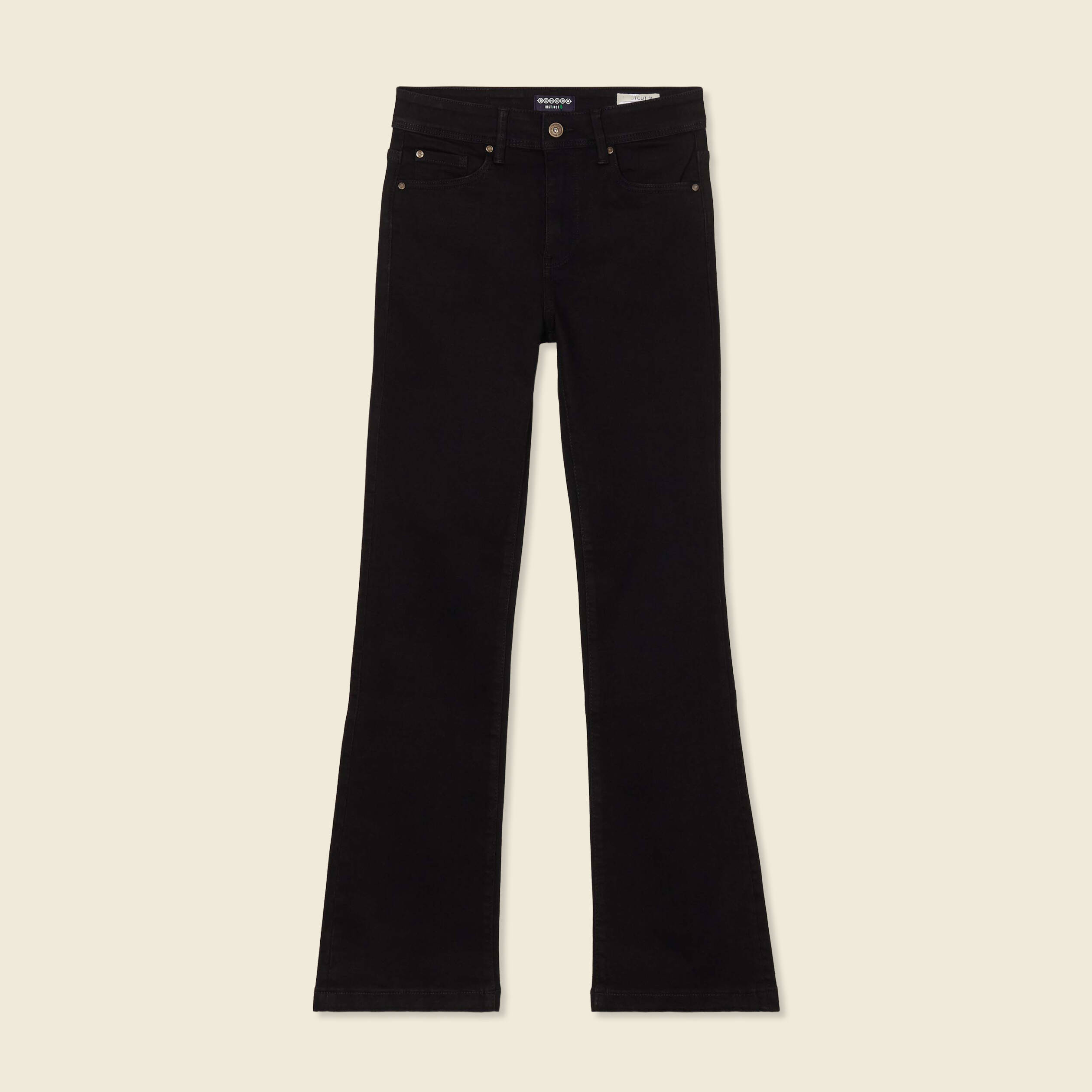 jeans bootcut denim noir femme Jeans bootcut denim noir femme