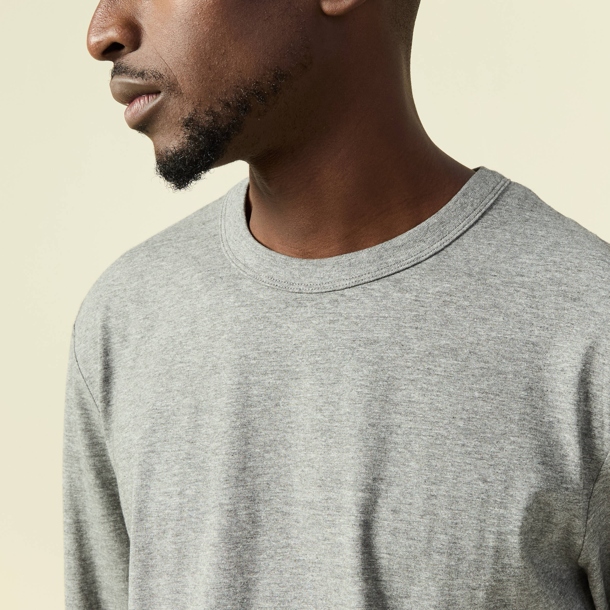 T-shirt Manches Longues Kingsley Heath Gris L - Coton Jersey, Col Rond, Occasion Très Bon état