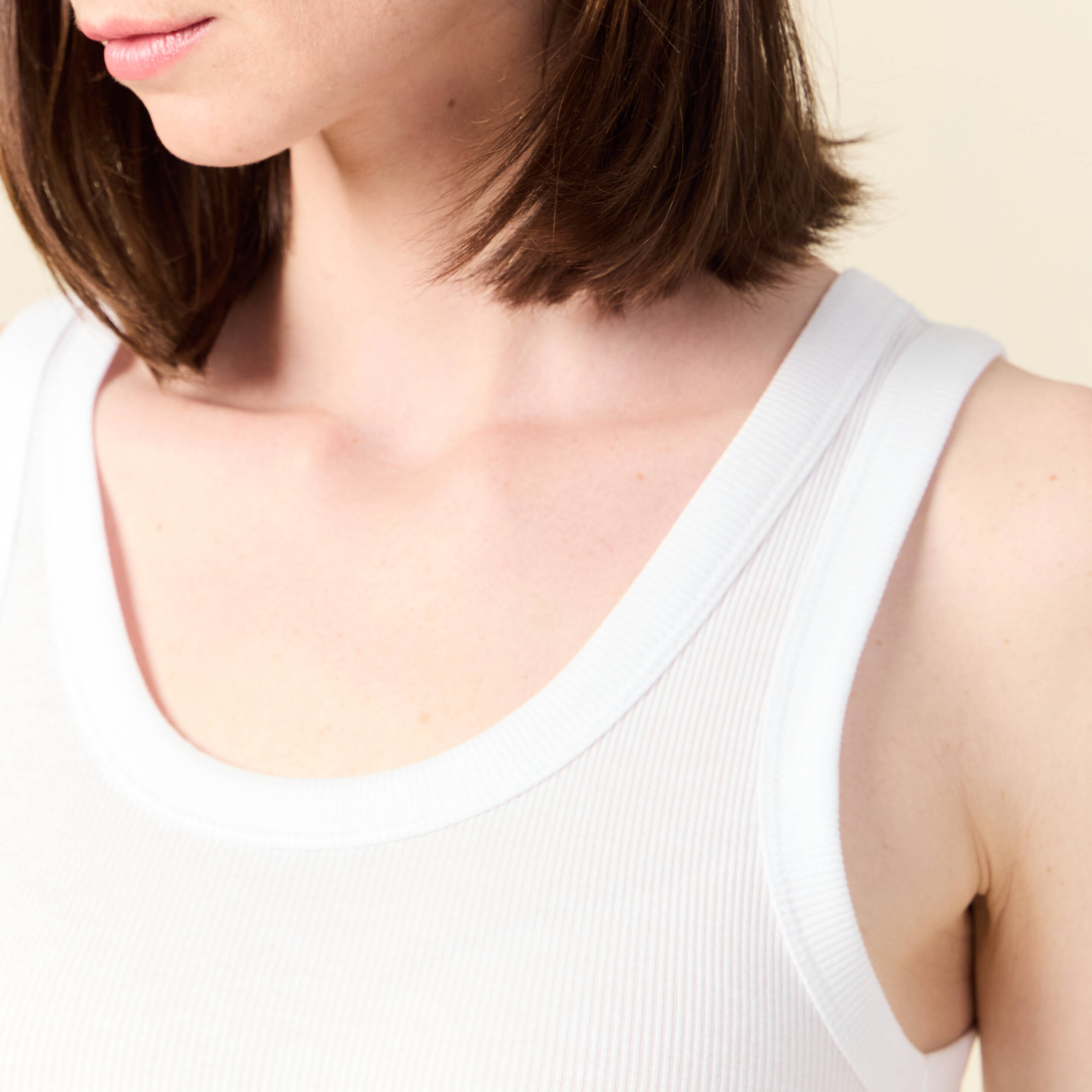 debardeur eco responsable blanc femme Débardeur éco-responsable blanc femme
