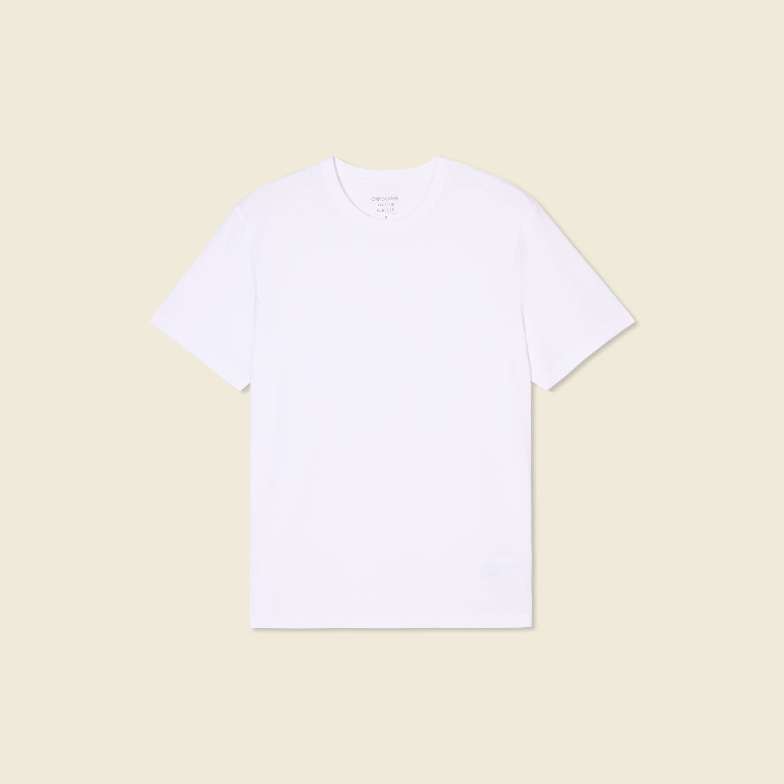 T-shirt en coton manches courtes blanc homme