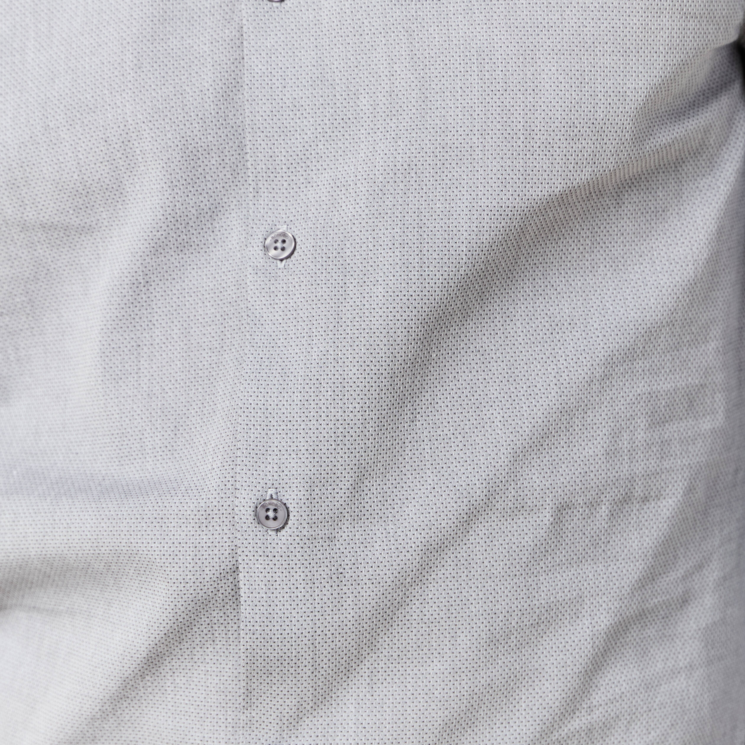 Chemise manches longues gris homme