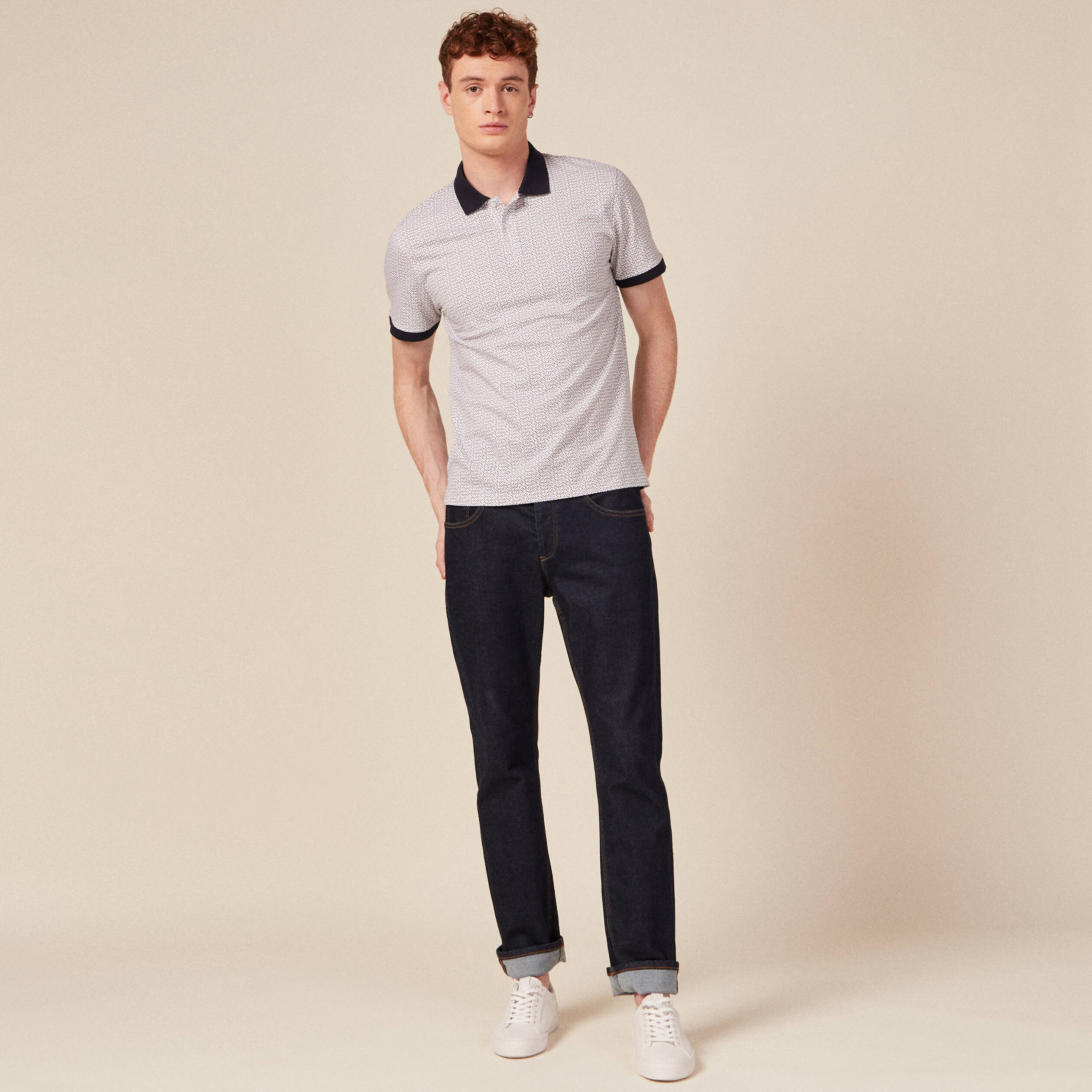 polo manches courtes blanc homme Polo manches courtes blanc homme