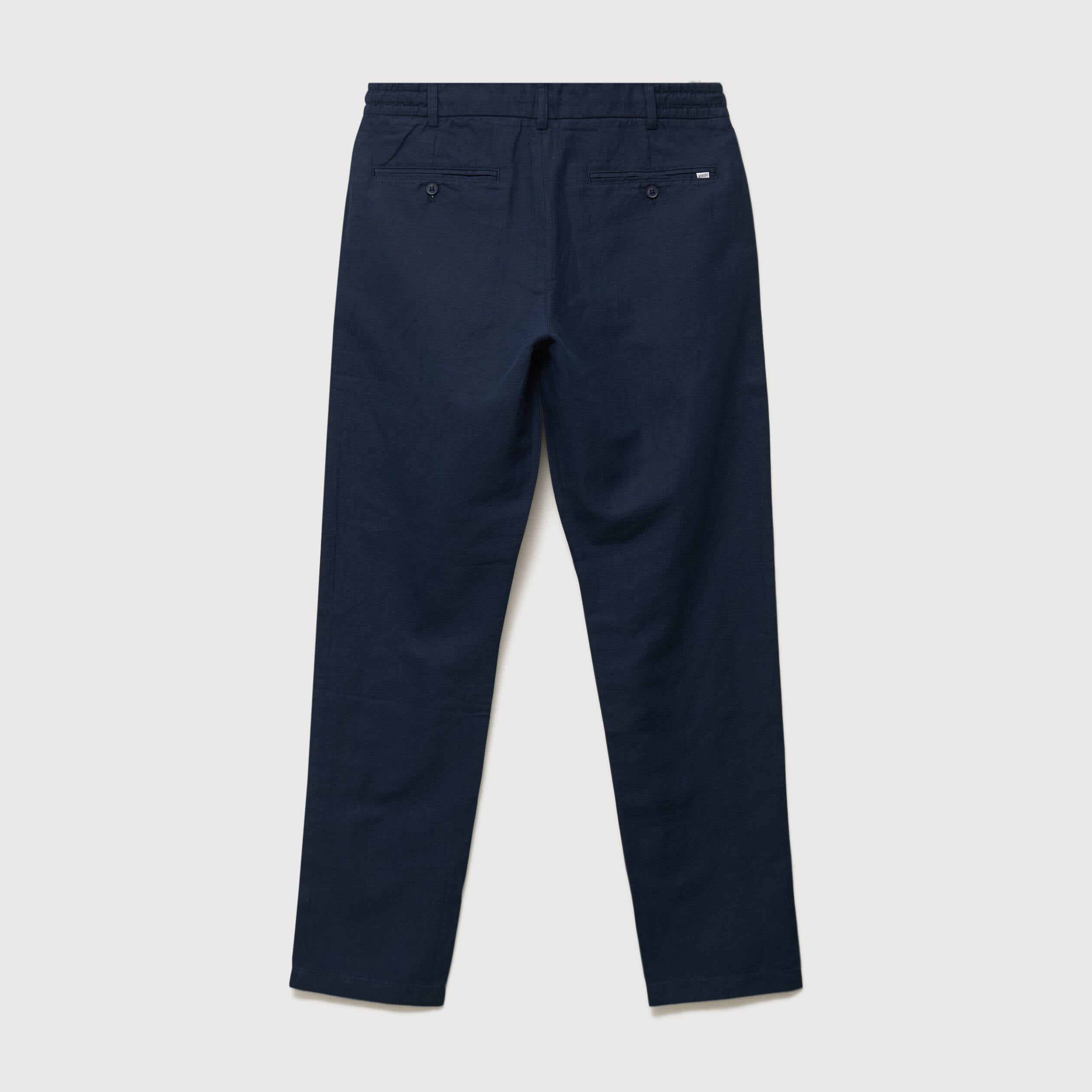 Chino coupe droite longueur 32 bleu marine homme