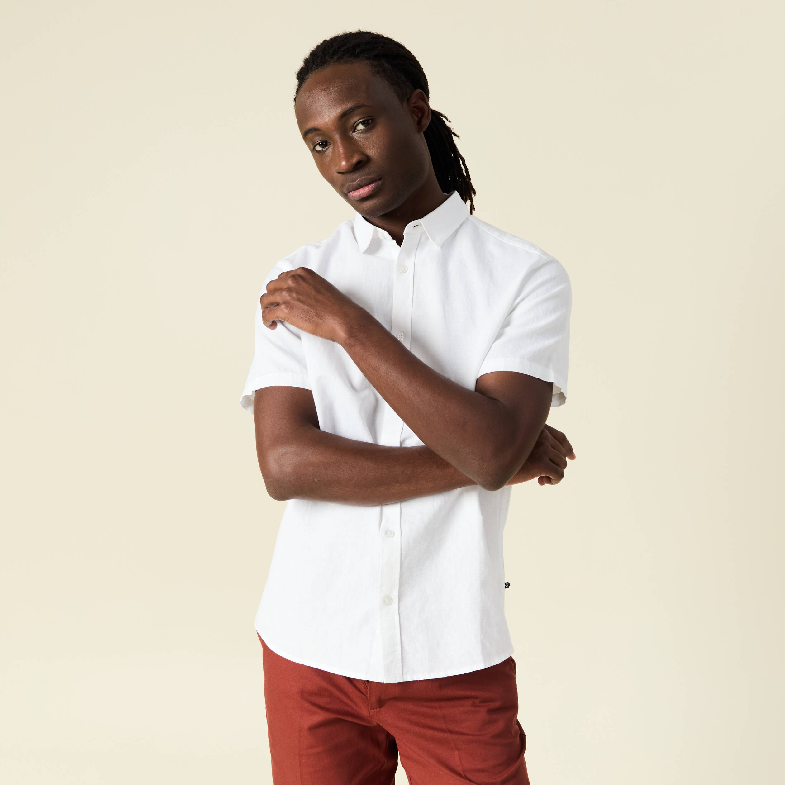 chemise manches courtes blanc homme Chemise manches courtes blanc homme