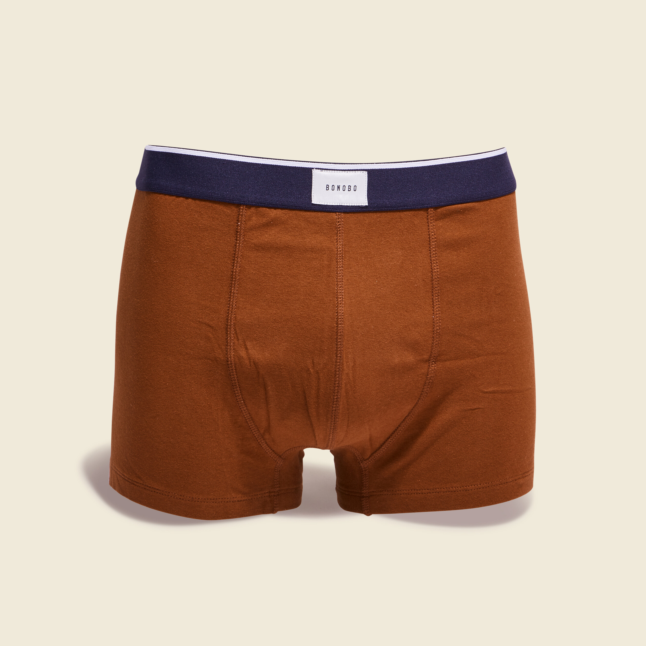 Lot 2 boxers marron cognac homme