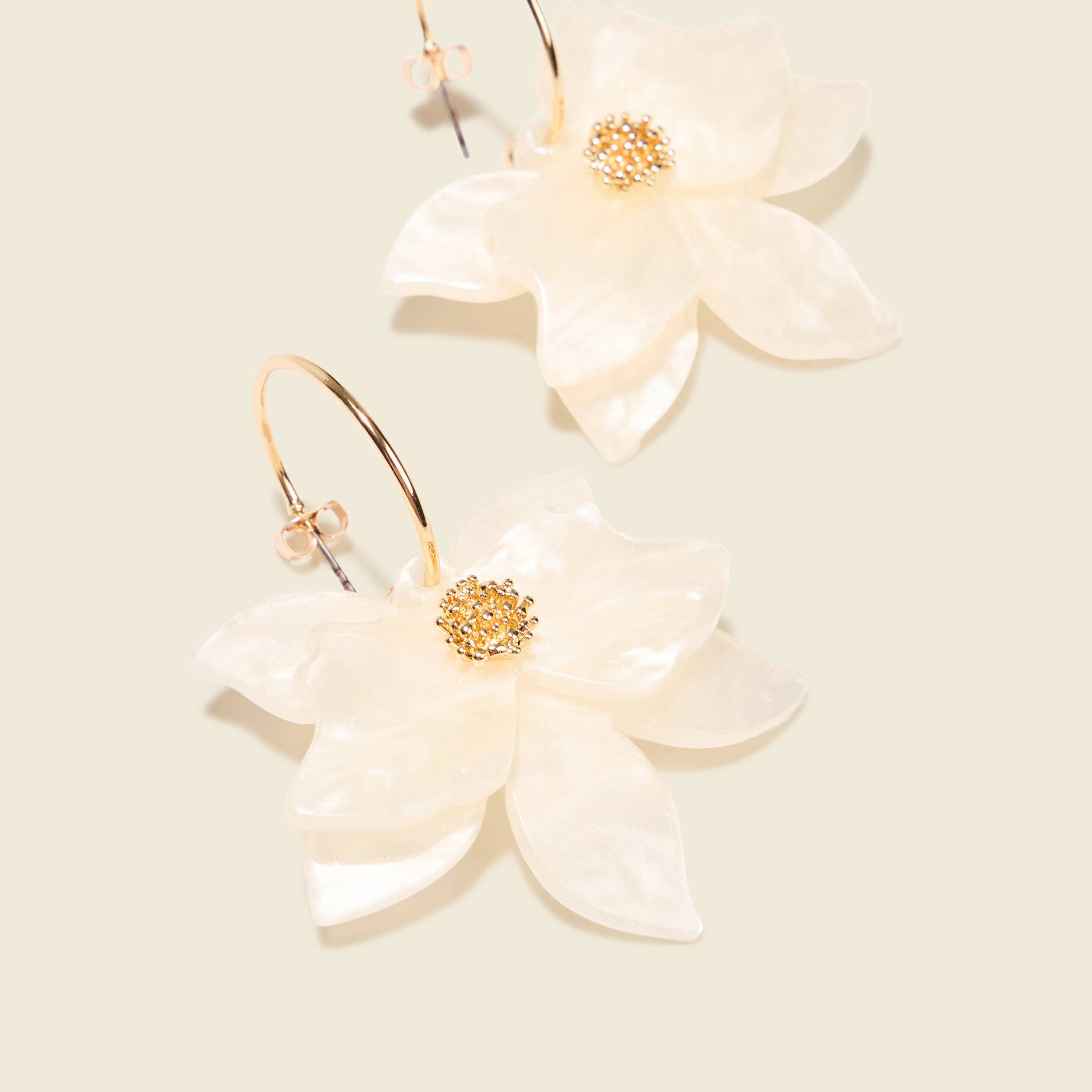 boucles doreilles pendantes creme femme Boucles d'oreilles pendantes creme femme
