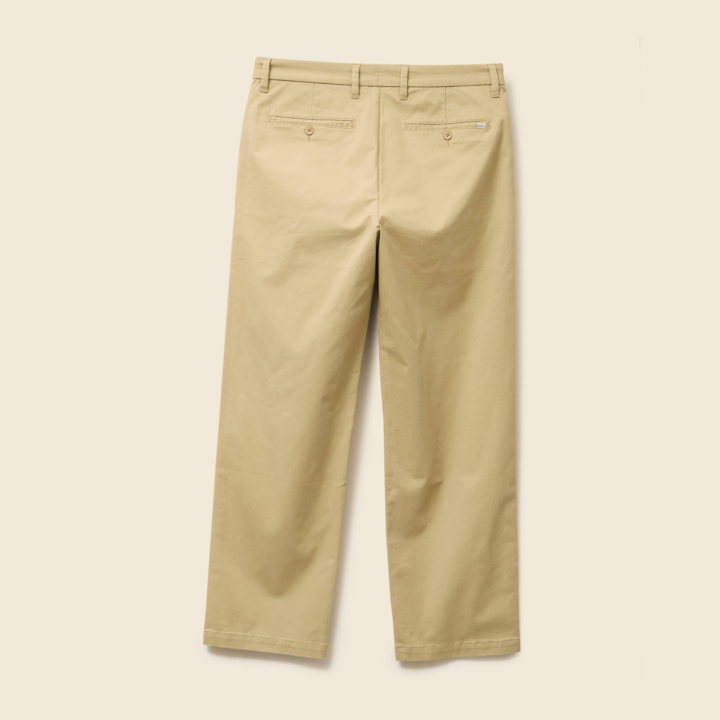 Chino coupe straight beige homme