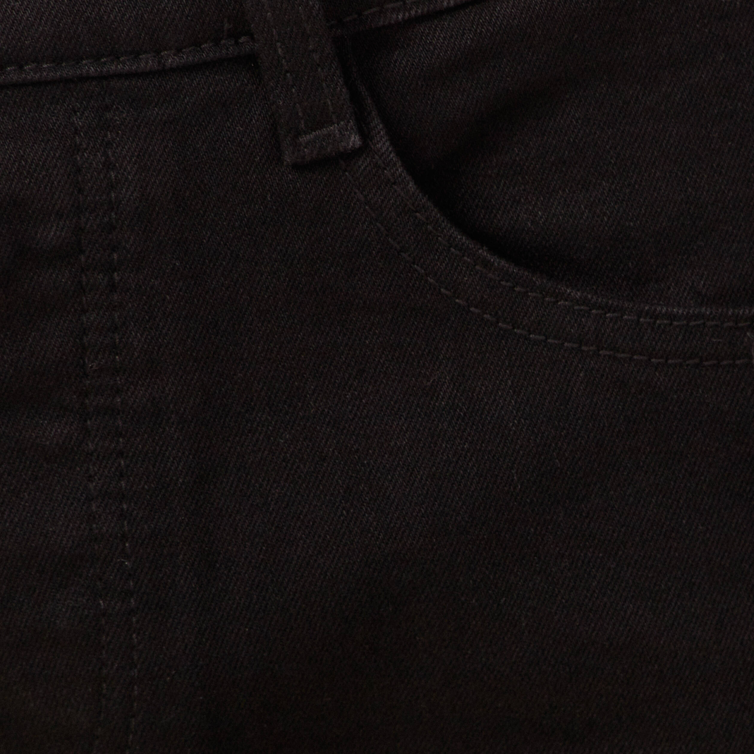 Jeans straight 5 poches denim noir homme