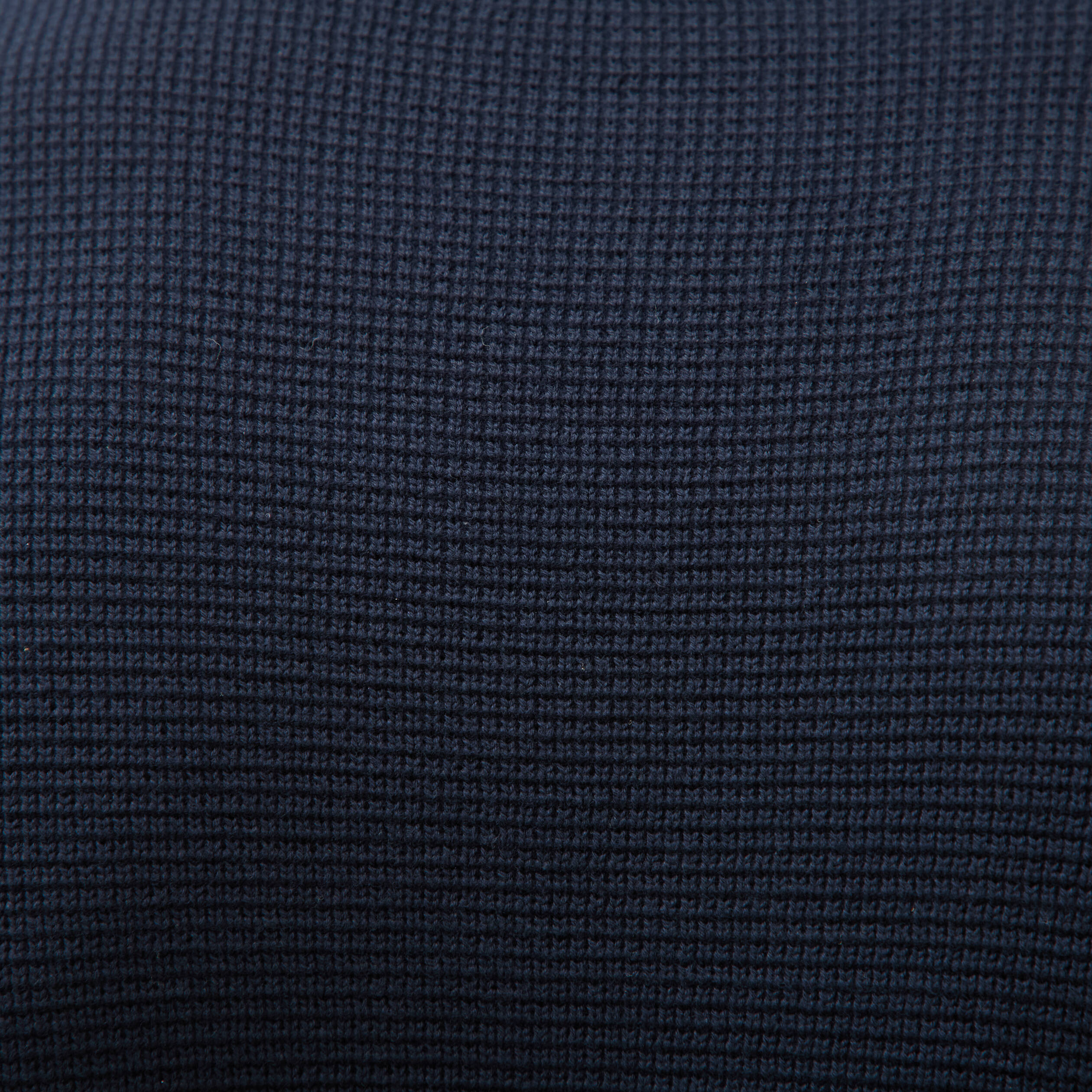 Pull manches longues col rond bleu marine homme