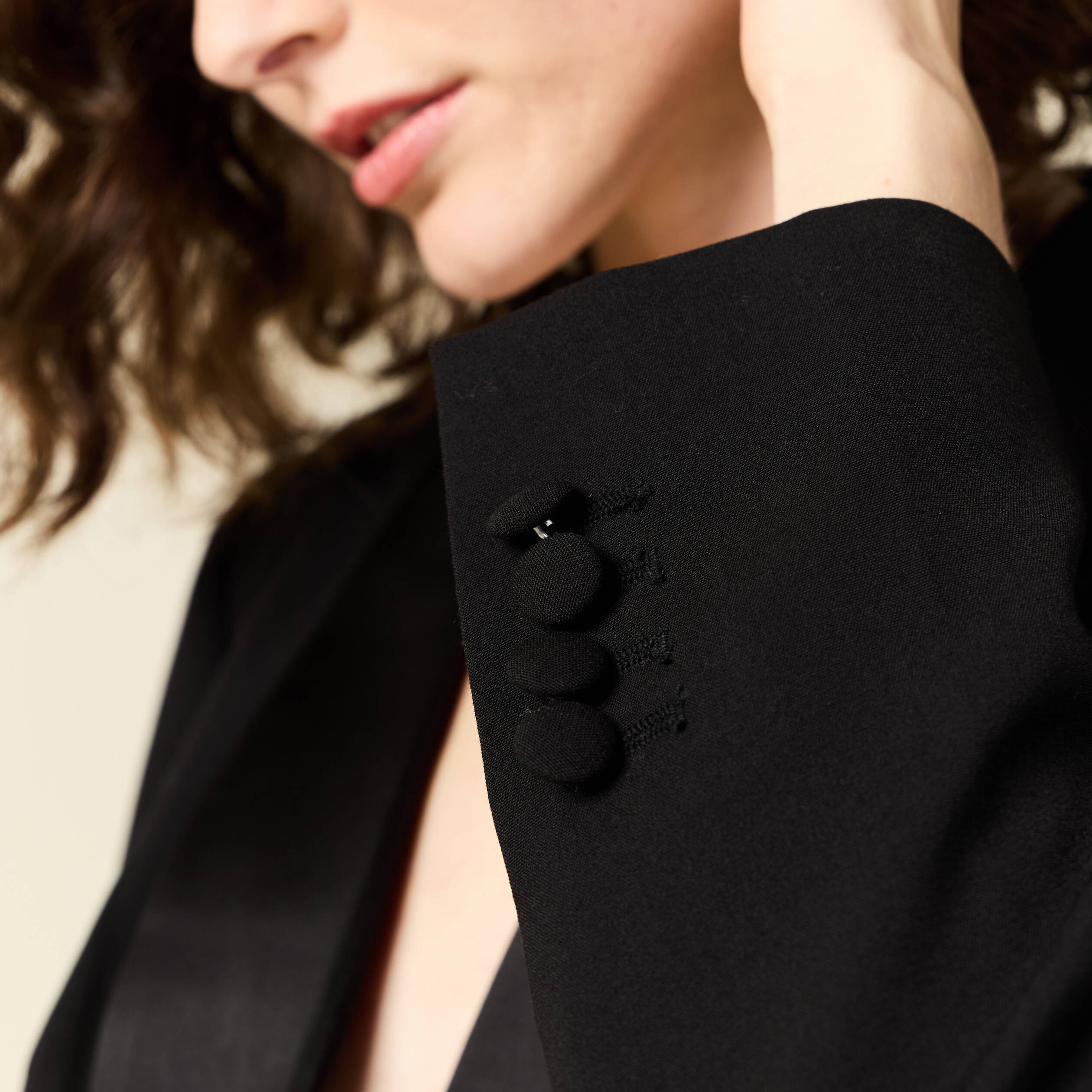 blazer col chale noir femme Blazer col châle noir femme