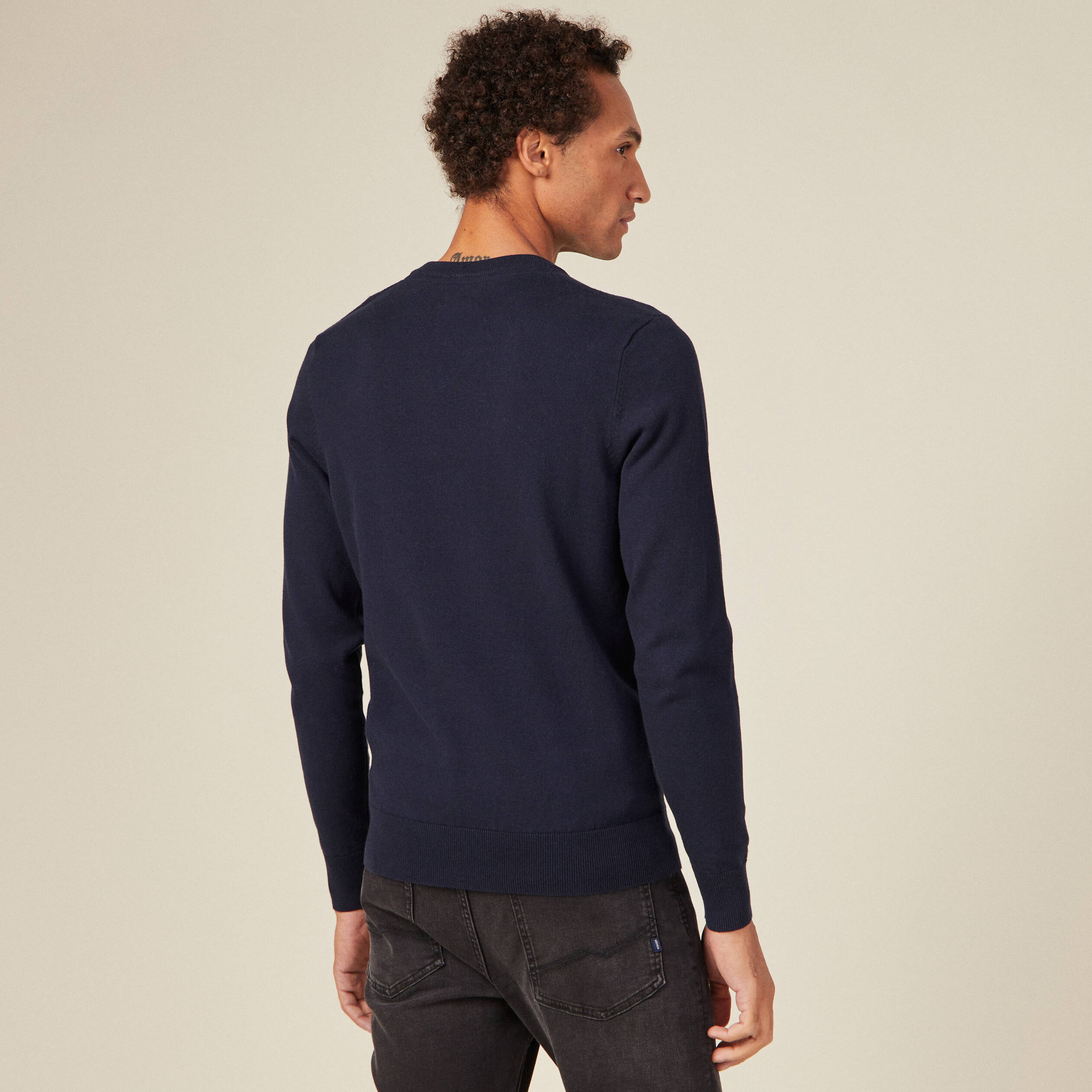pull manches longues bleu marine homme Pull manches longues bleu marine homme