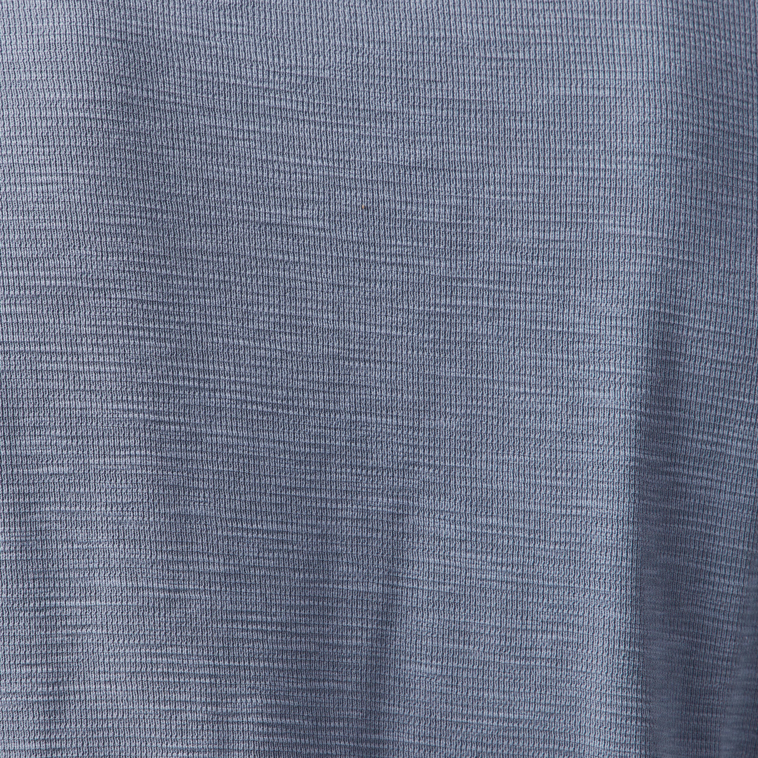 T-shirt manches longues bleu gris homme