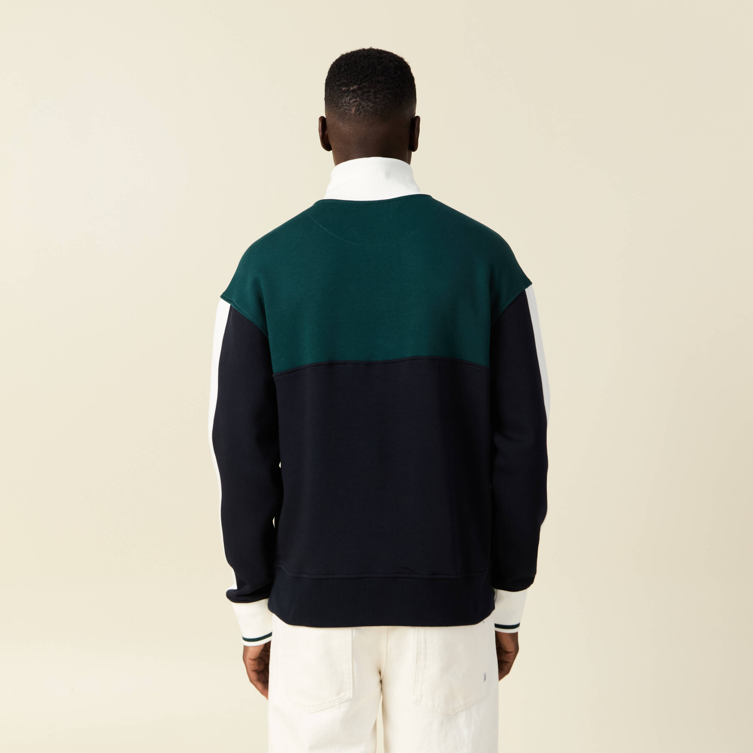sweat manches longues bleu marine homme Sweat manches longues bleu marine homme