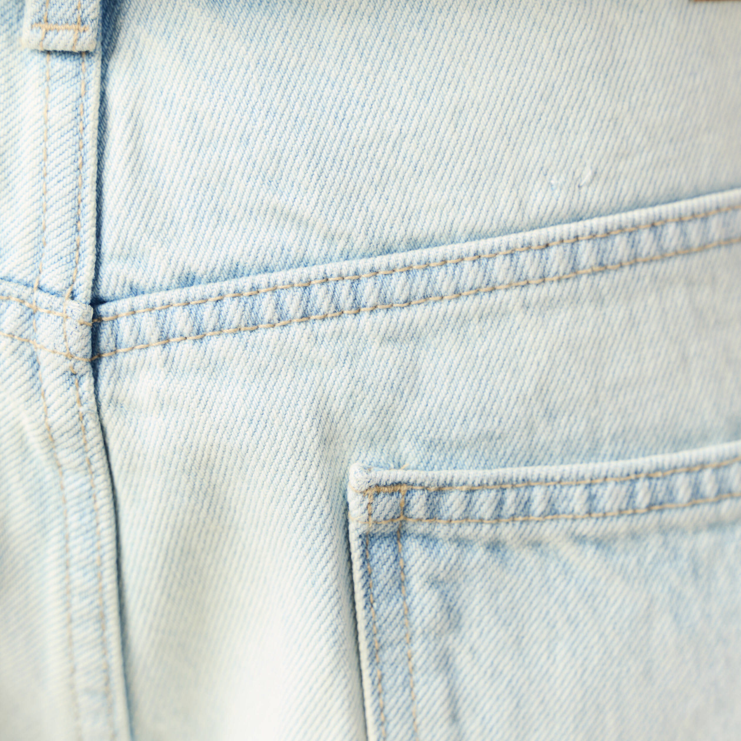 Jeans large 5 poches longueur 32 bleu ciel homme