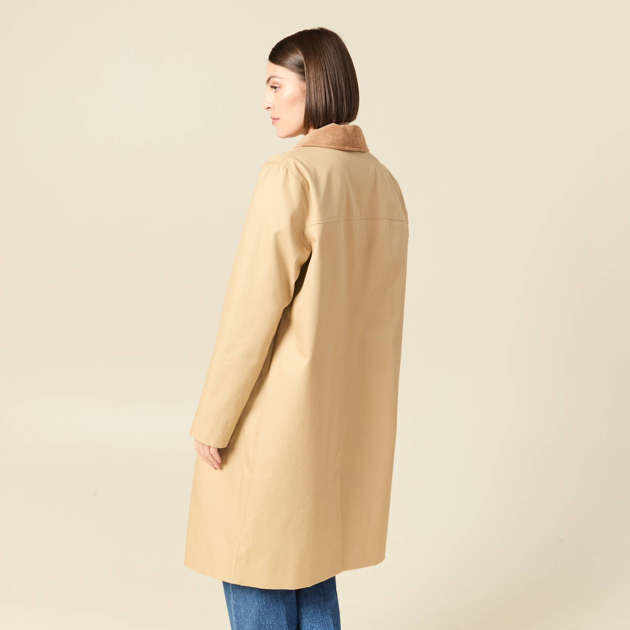Robe Longue Wallis Femme – Viscose Géométrique Beige – Coupe A-Line – Taille 8 – Col Rond – Sans Manches – Très Bon état