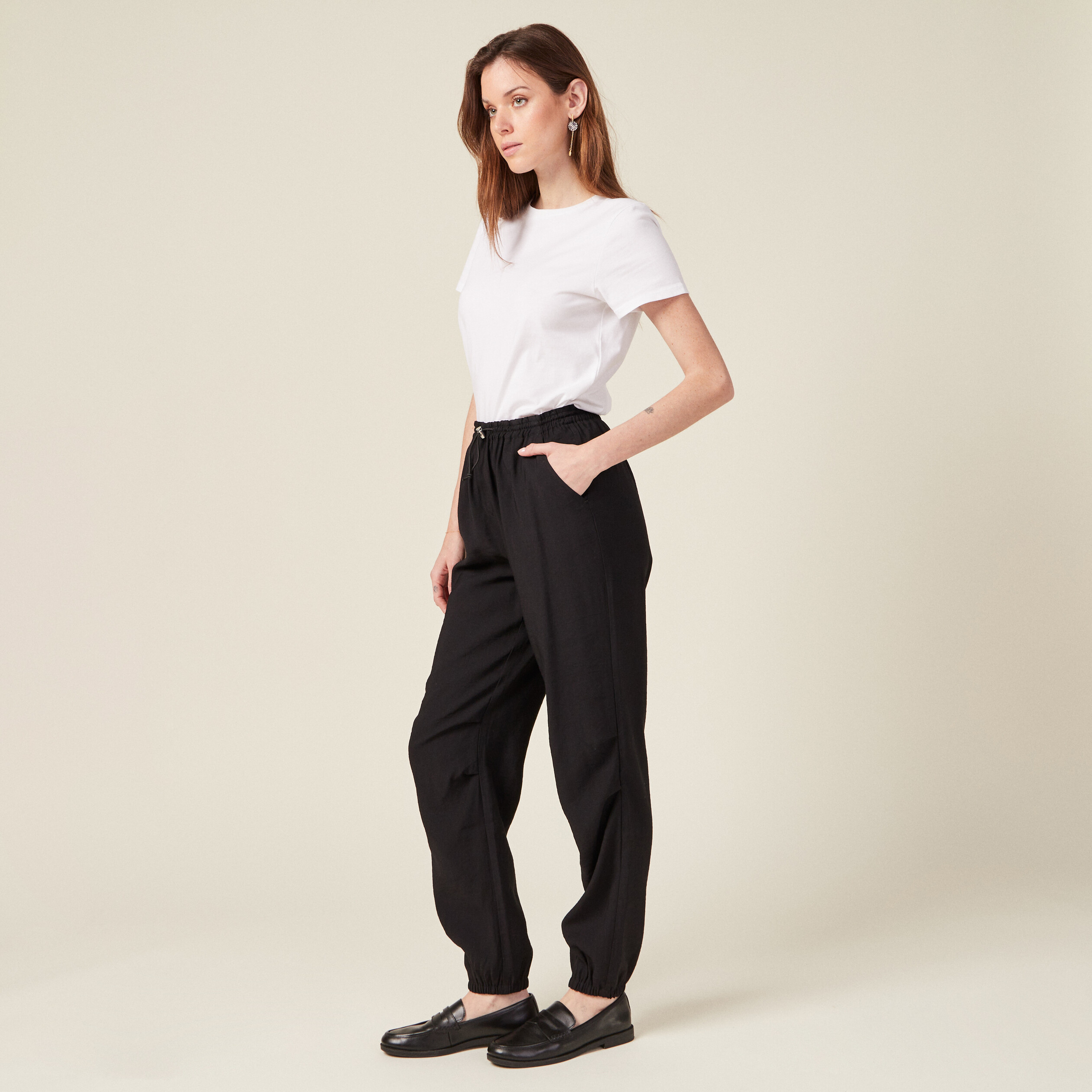 pantalon cargo noir femme Pantalon cargo noir femme
