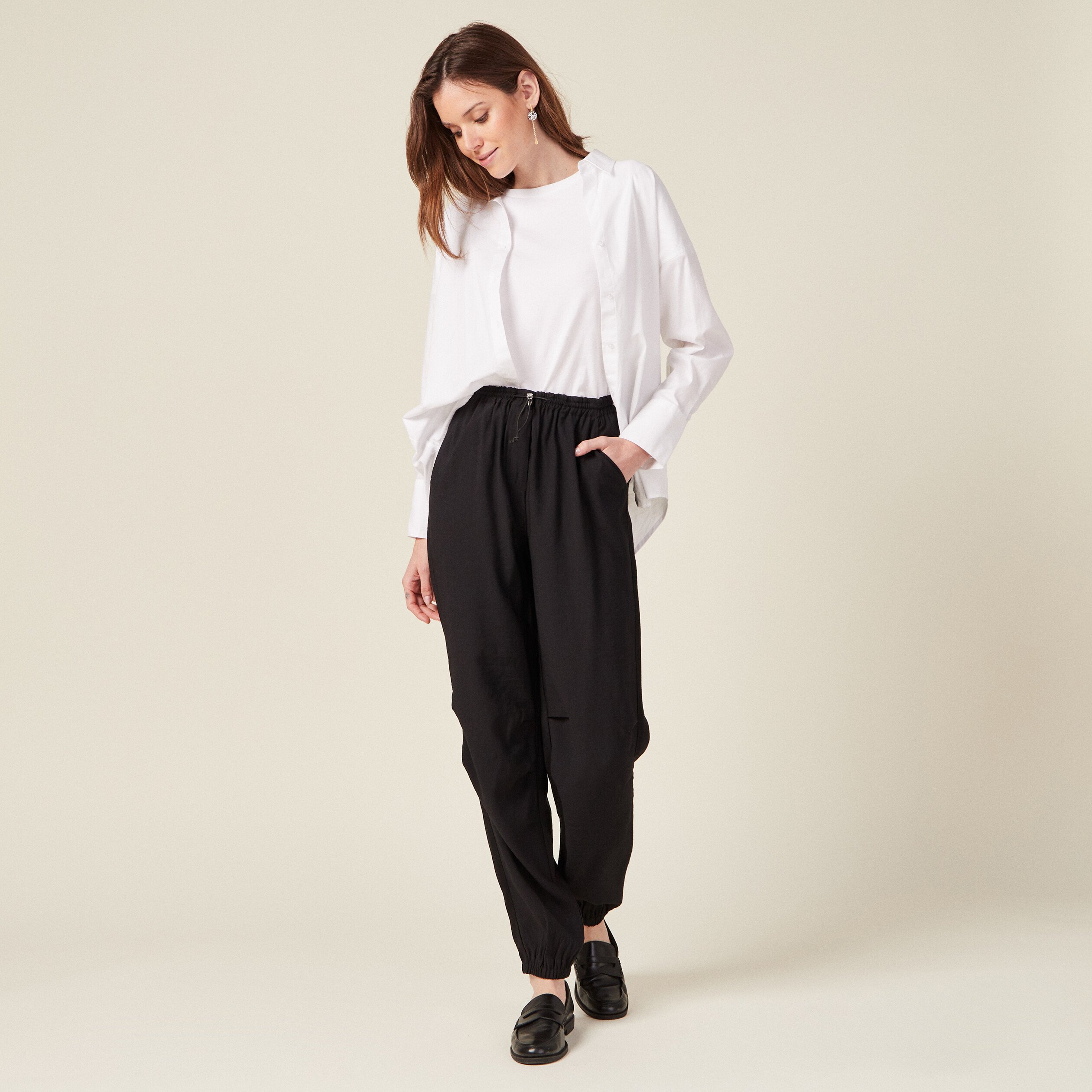 pantalon cargo noir femme Pantalon cargo noir femme