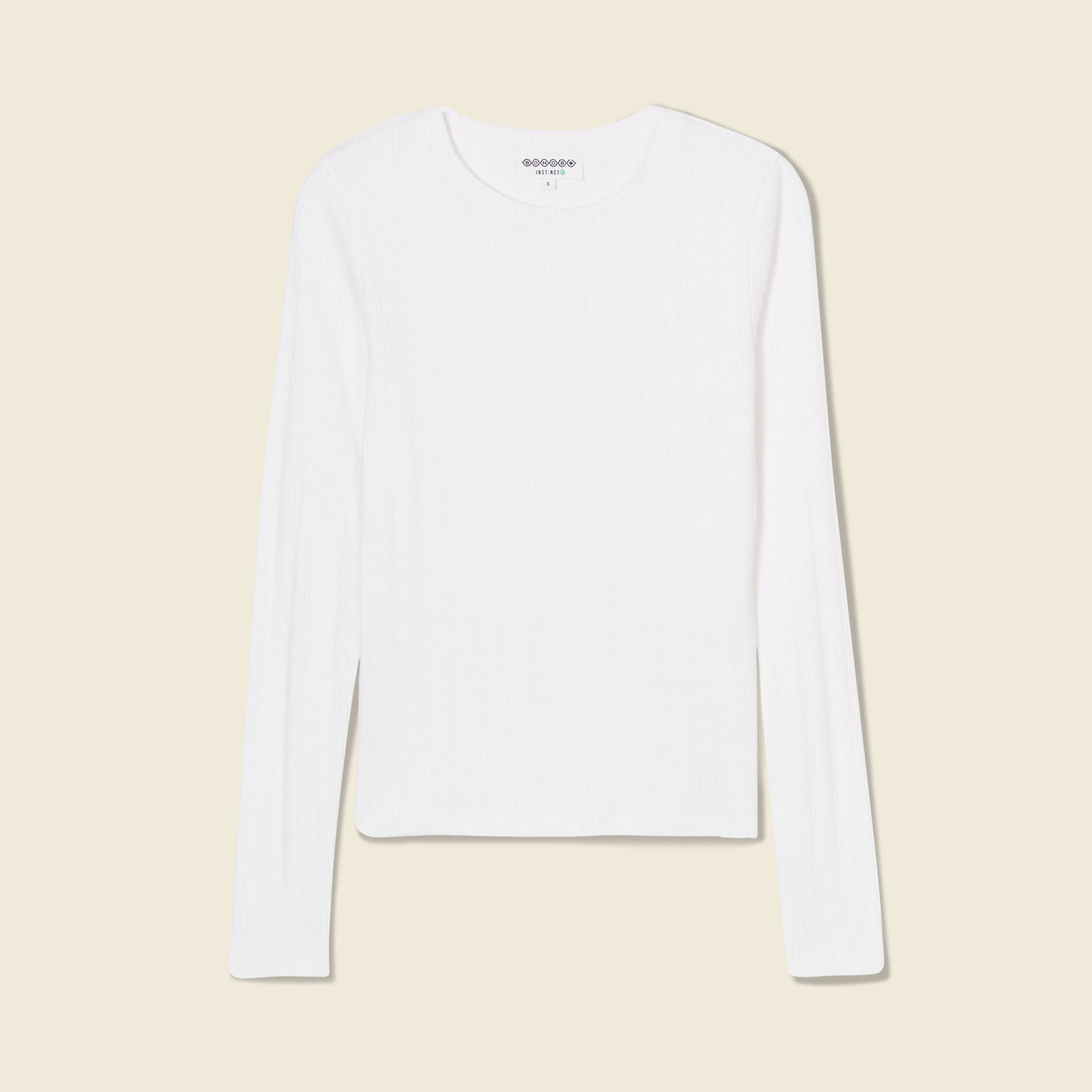 t shirt eco responsable ecru femme T-shirt éco-responsable ecru femme