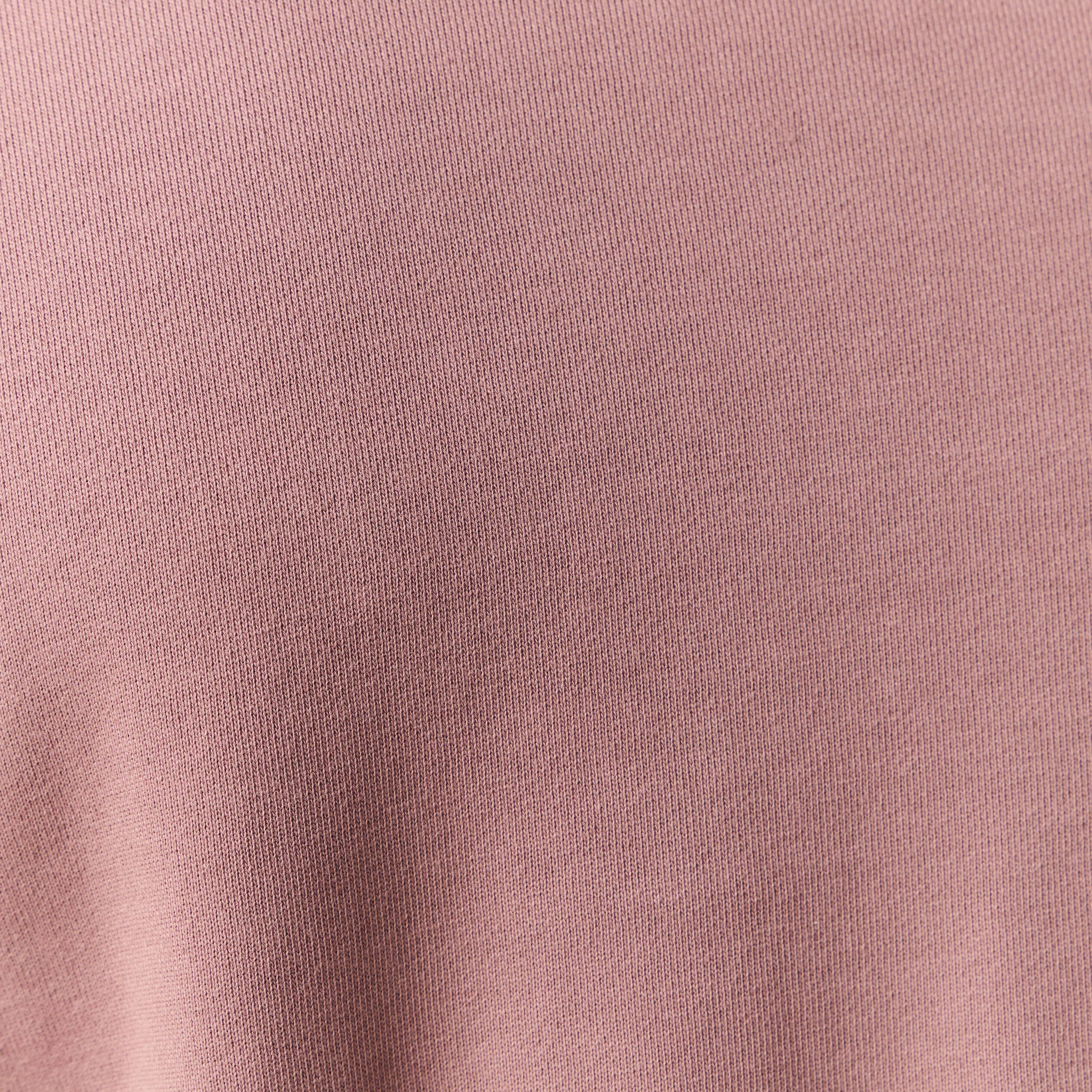 Sweat manches longues en coton vieux rose homme