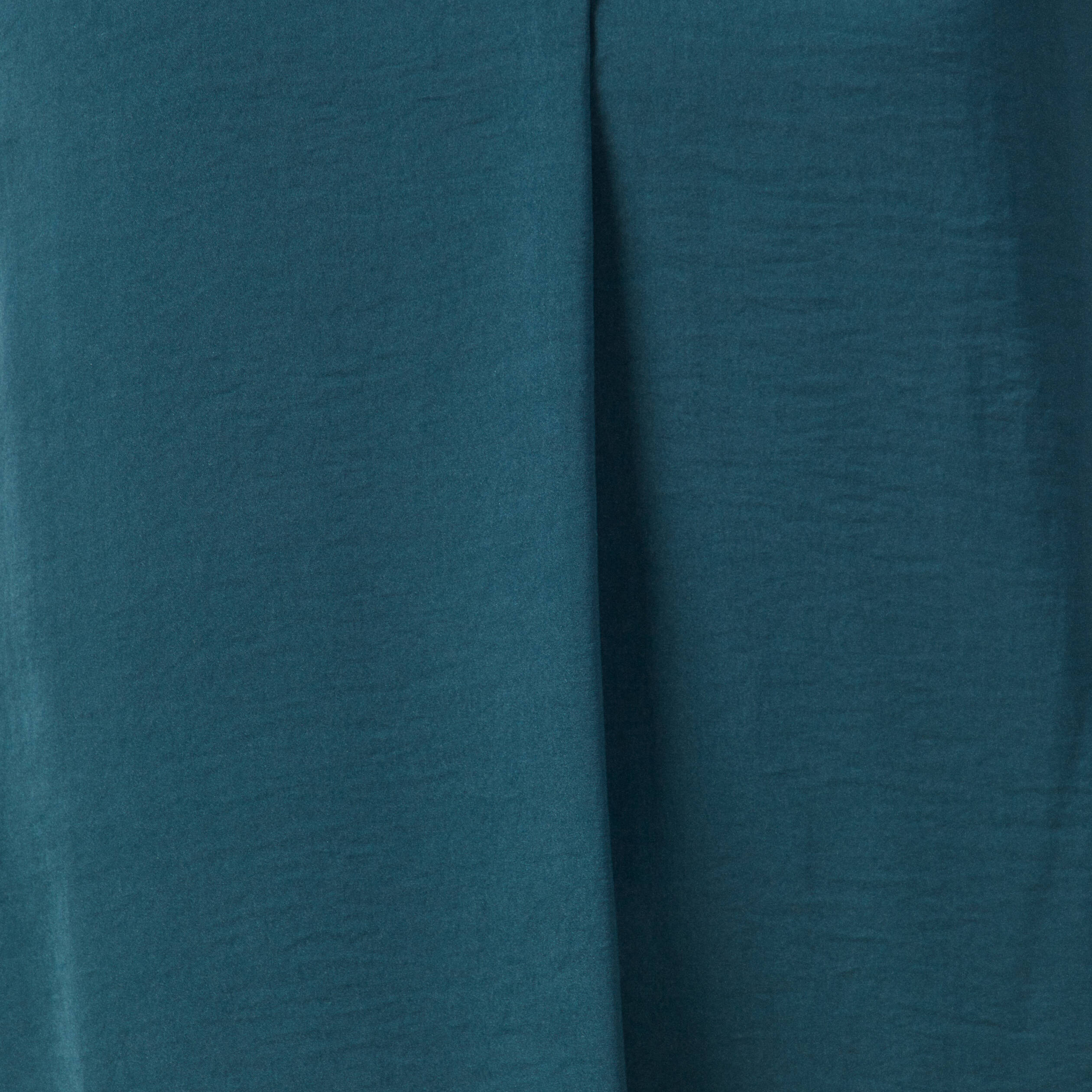 Blouse manches longues bleu canard femme