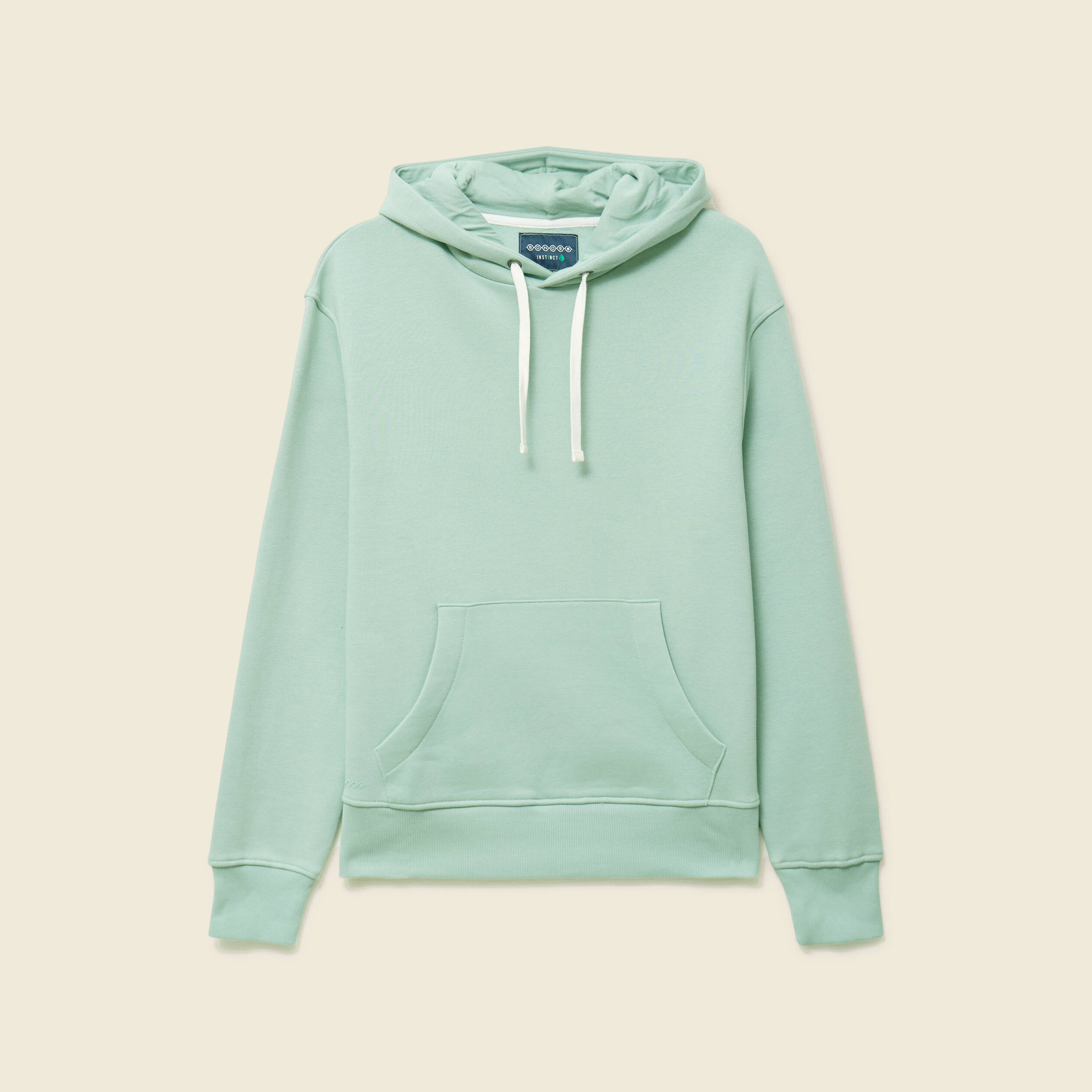 Sweat &agrave; capuche vert pastel homme