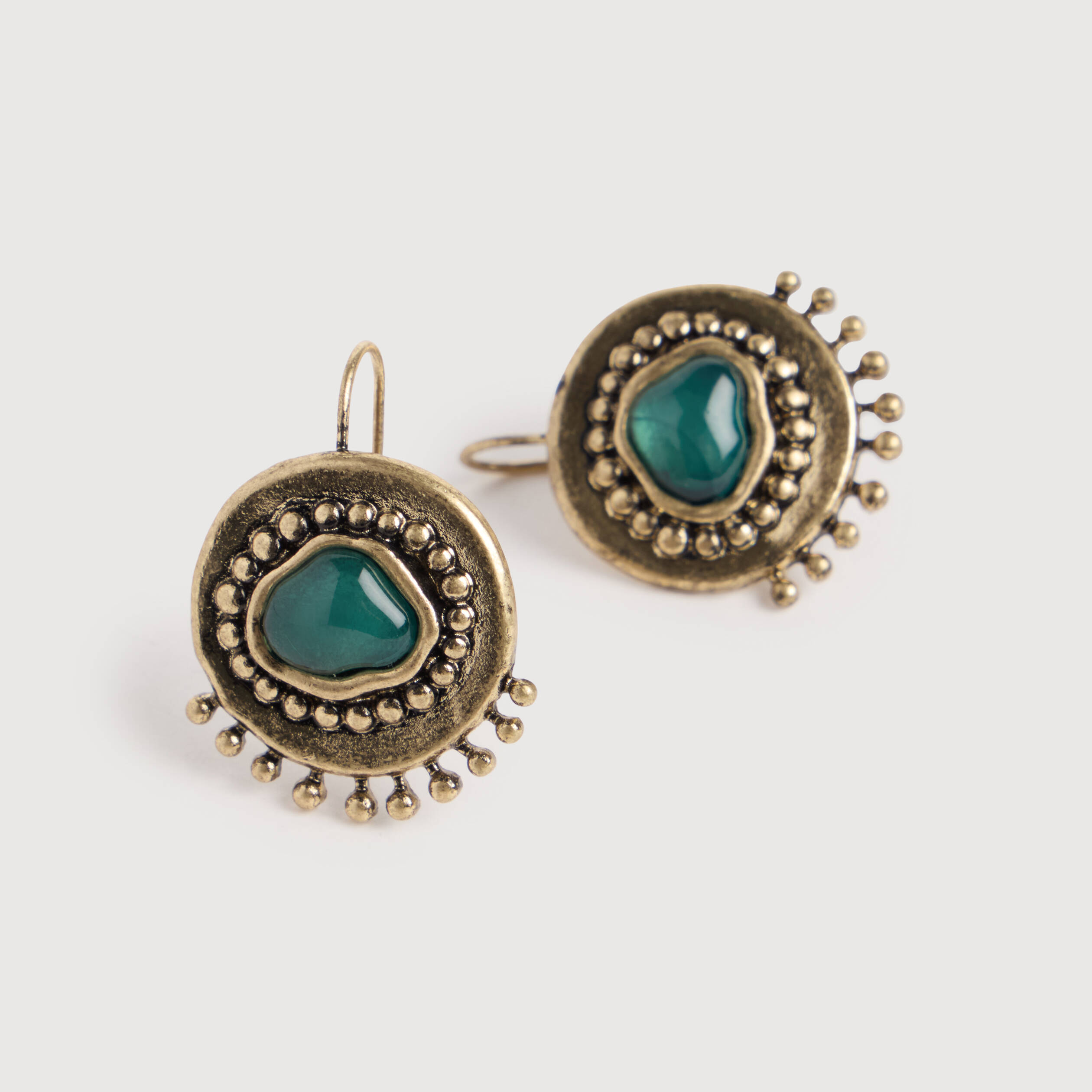 Boucles d'oreilles camel femme