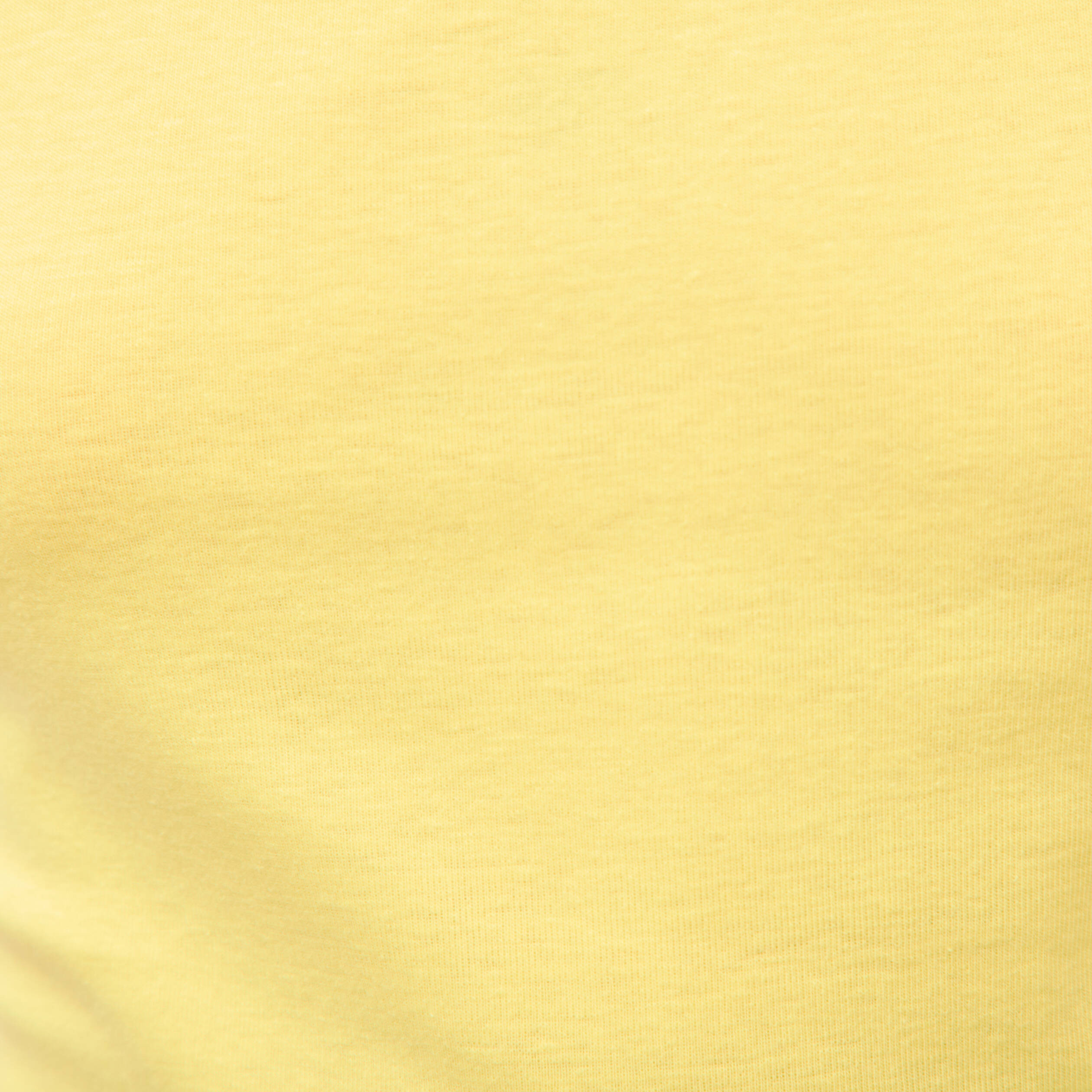 D&eacute;bardeur cintr&eacute; d&eacute;collet&eacute; sans manches jaune femme