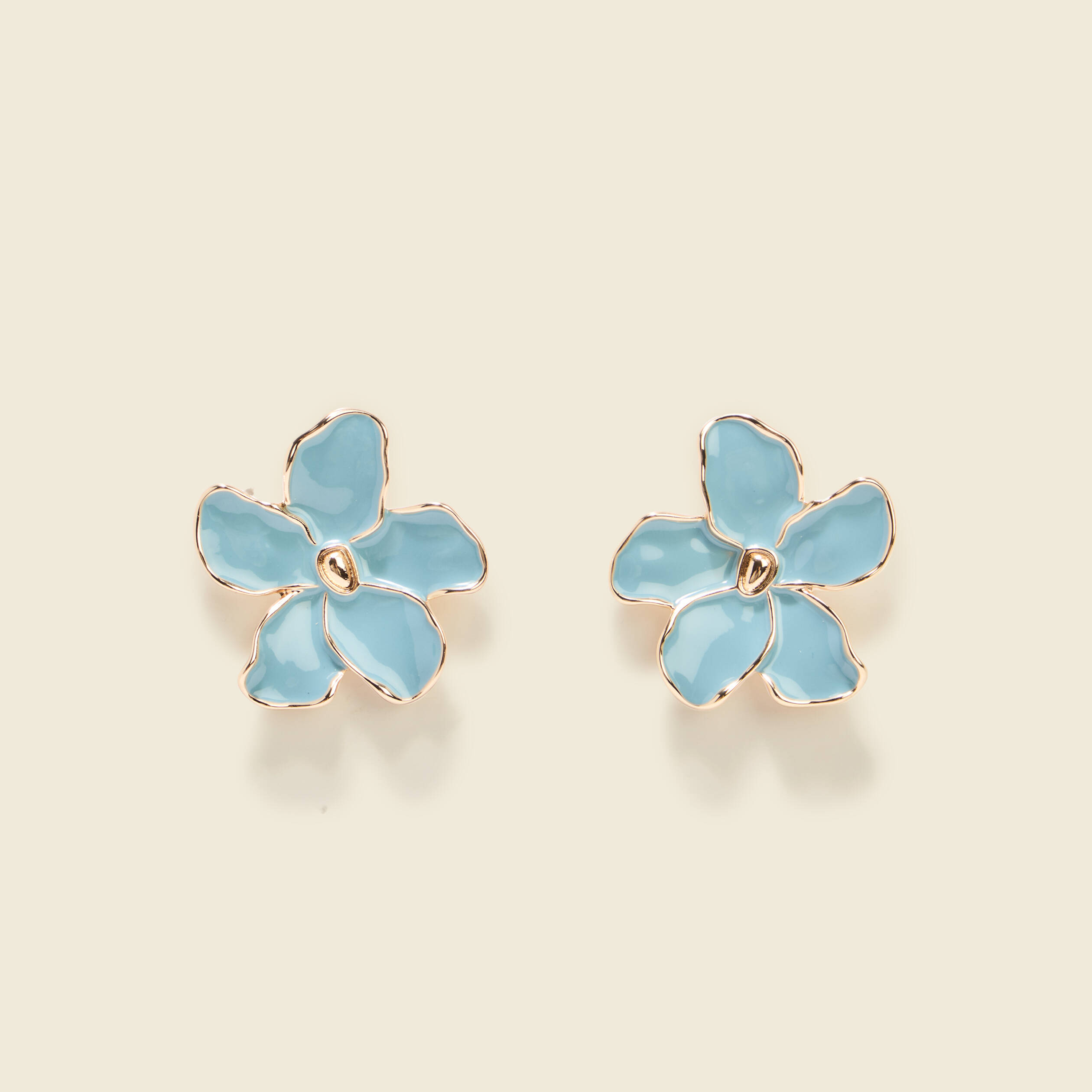 Boucles d'oreilles vert pastel femme