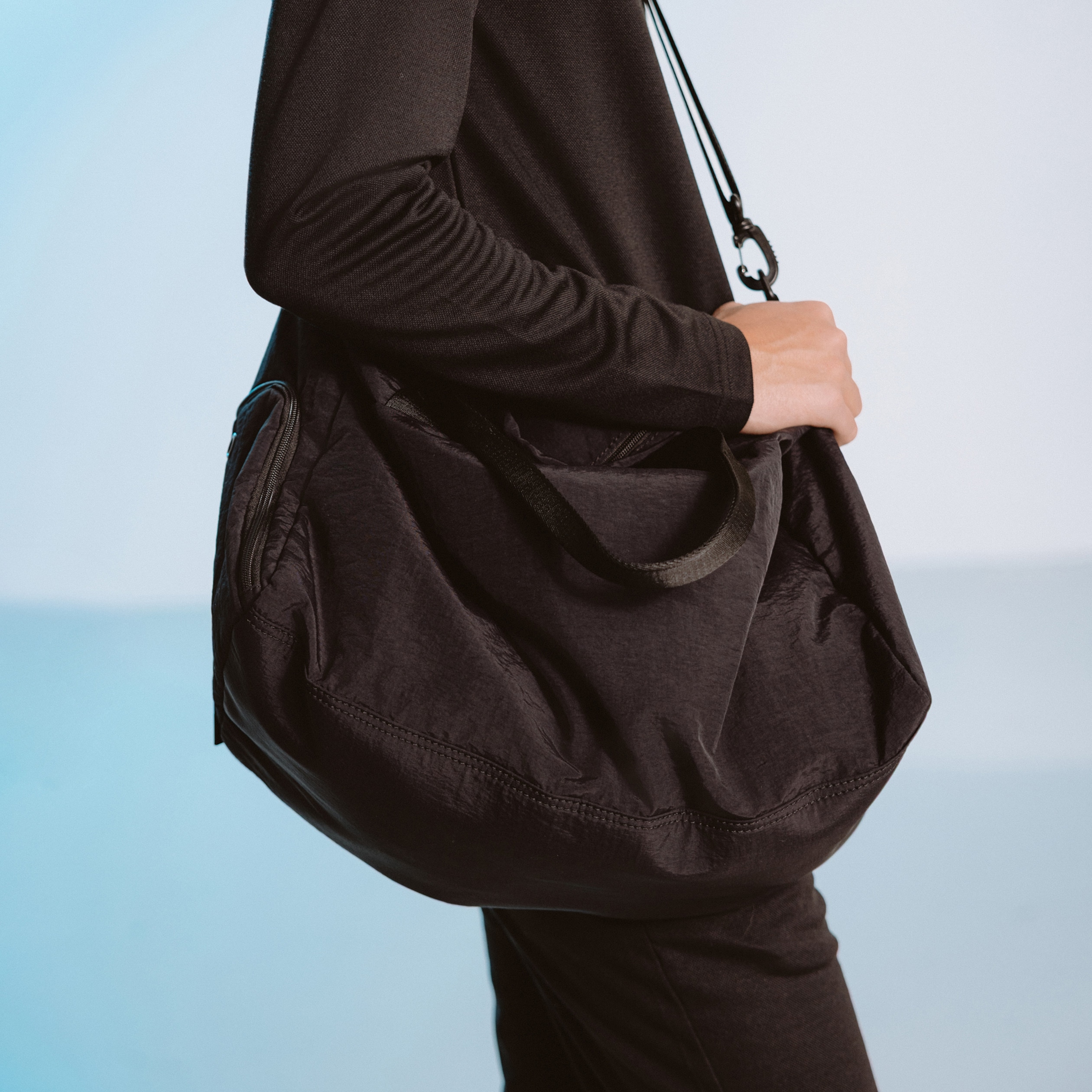Sac avec doublure noir homme