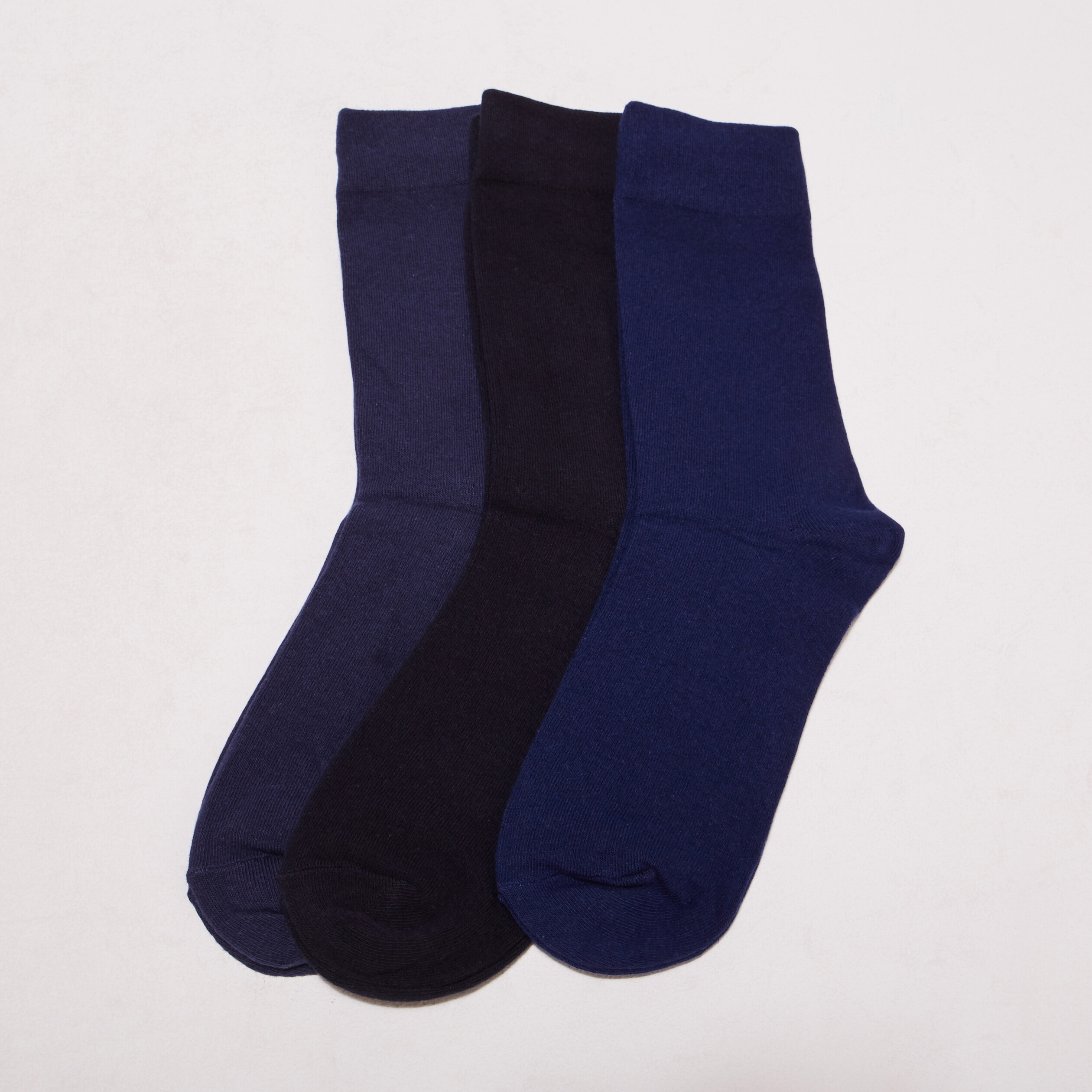 Lot de 3 paires de chaussettes homme - coton - sachet cadeau