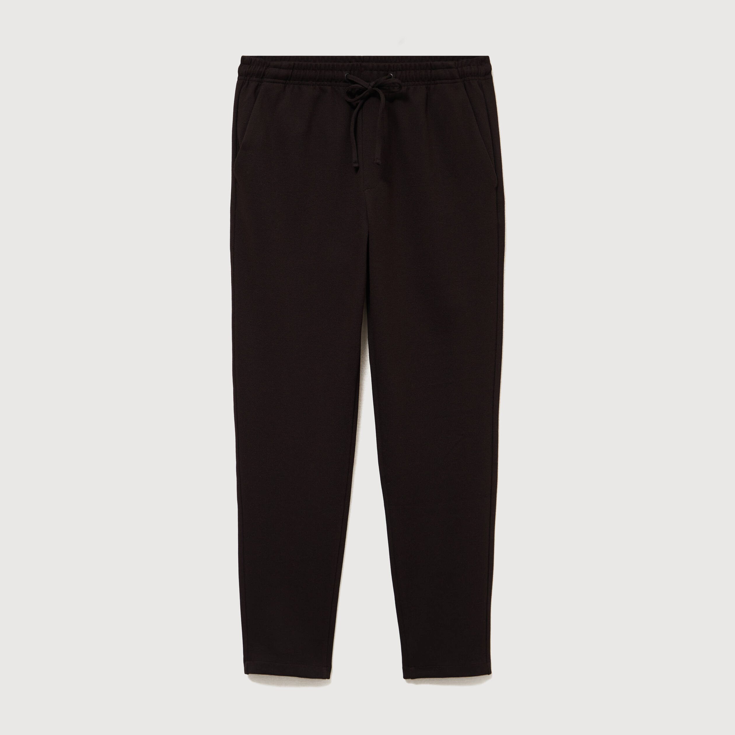 Pantalon chino jogger marron homme