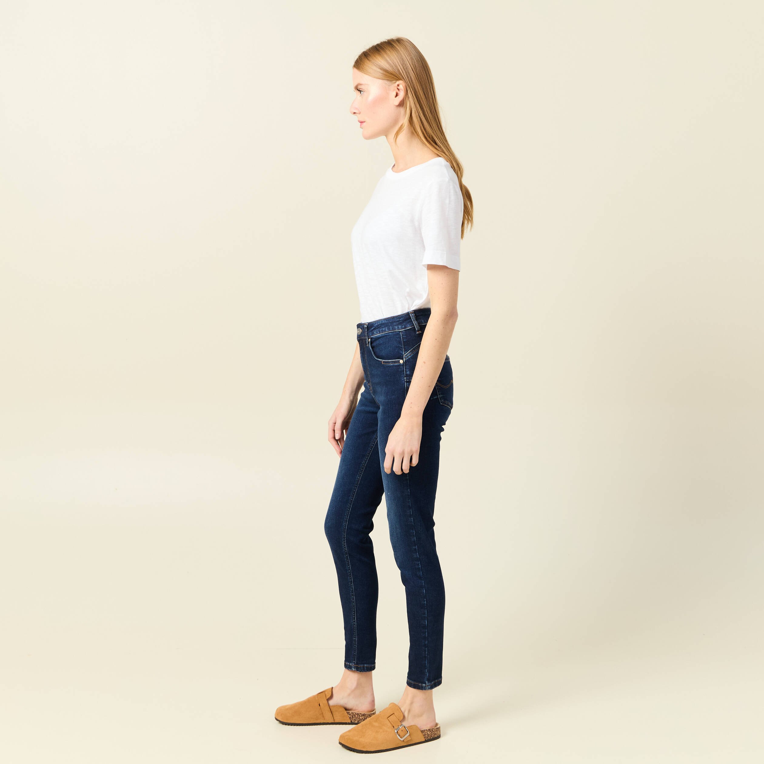 jeans skinny eco responsable denim brut femme Jeans skinny éco-responsable denim brut femme