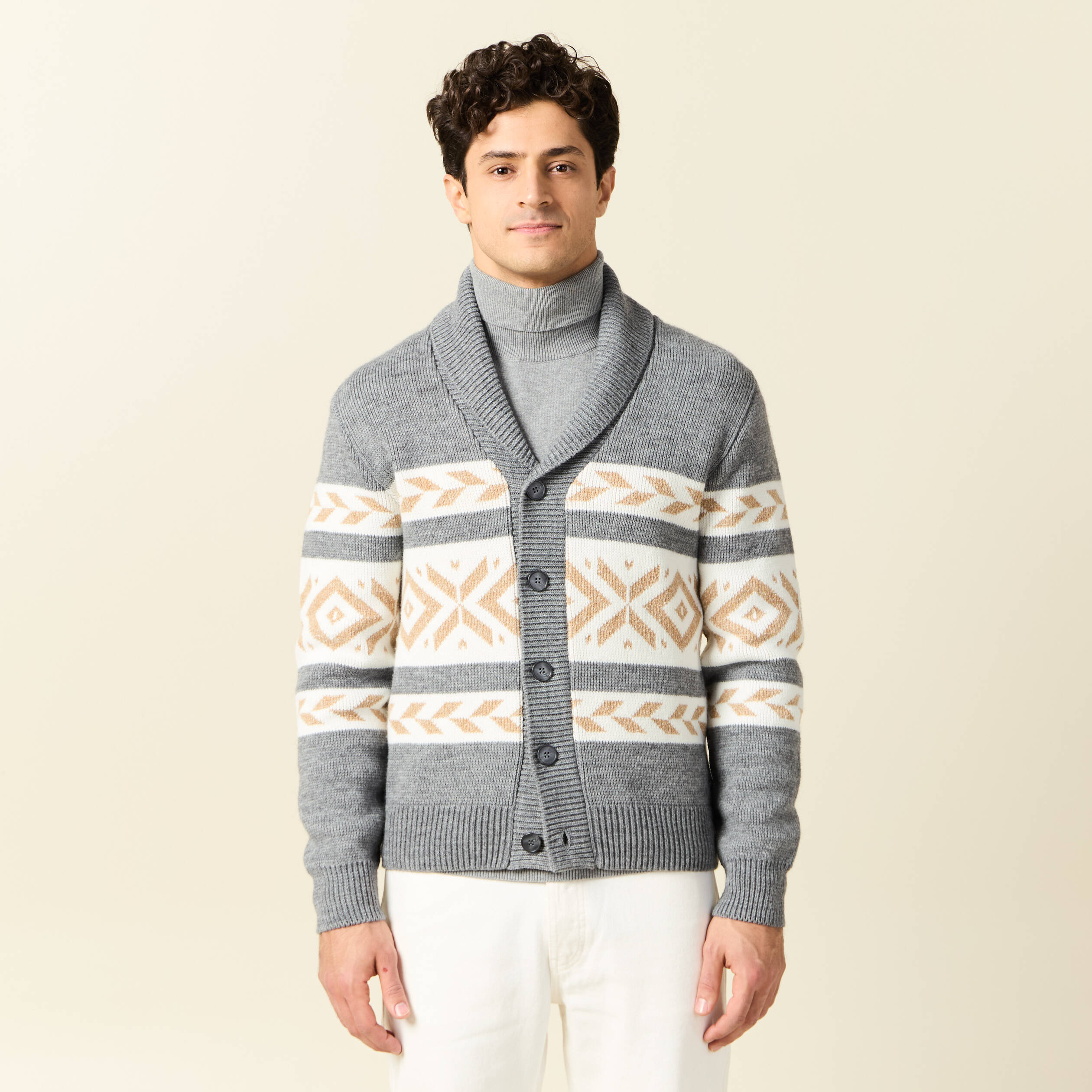 gilet manches longues ecru homme Gilet manches longues ecru homme