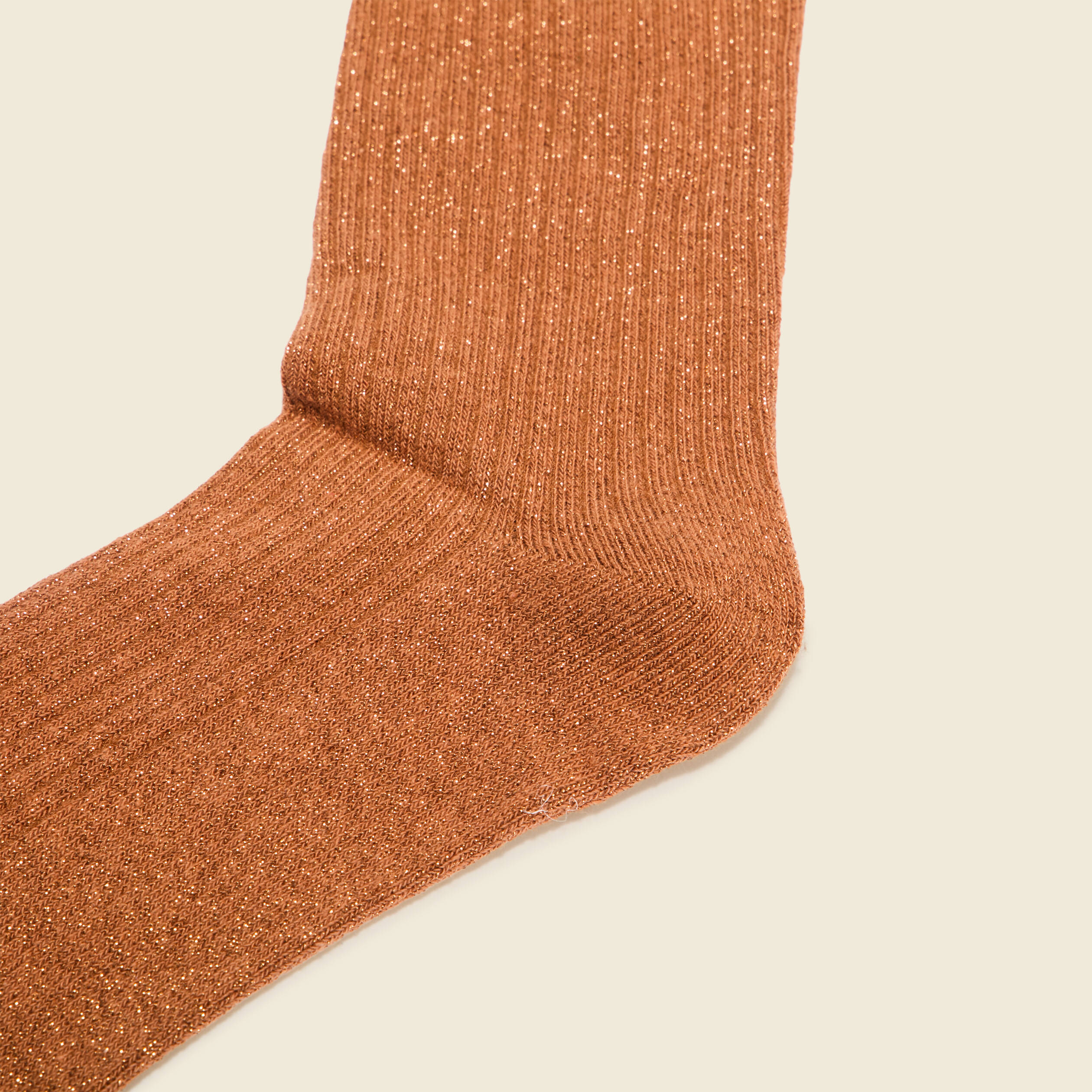 Chaussettes terracotta femme